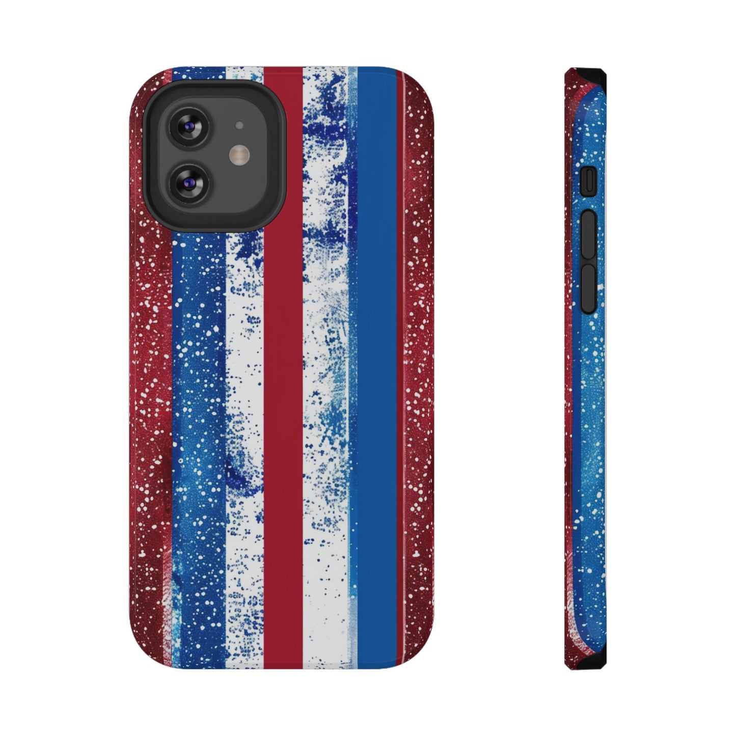 Patriotic Stripes Impact-Resistant Phone Case