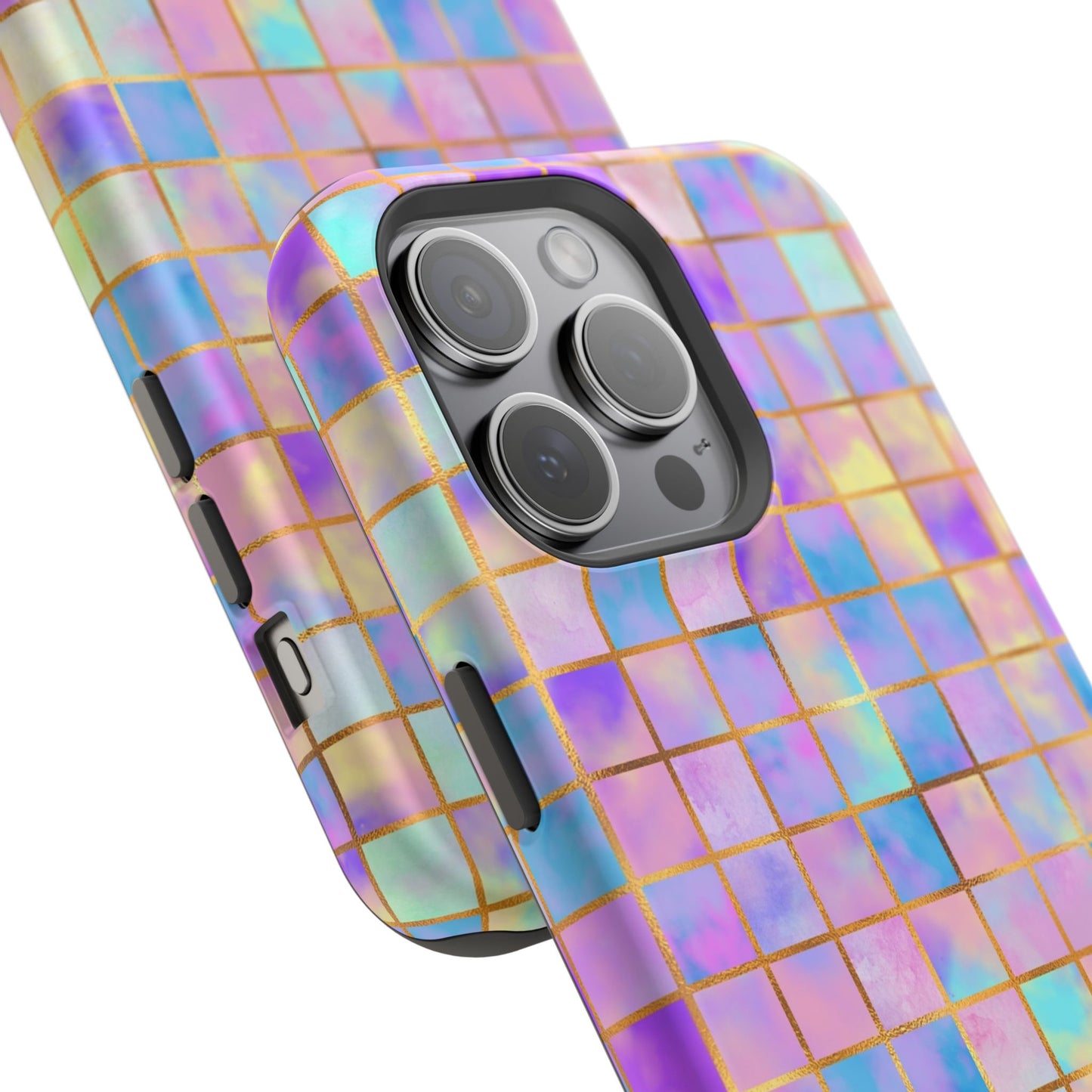 Colorful Mosaic Impact-Resistant Phone Case