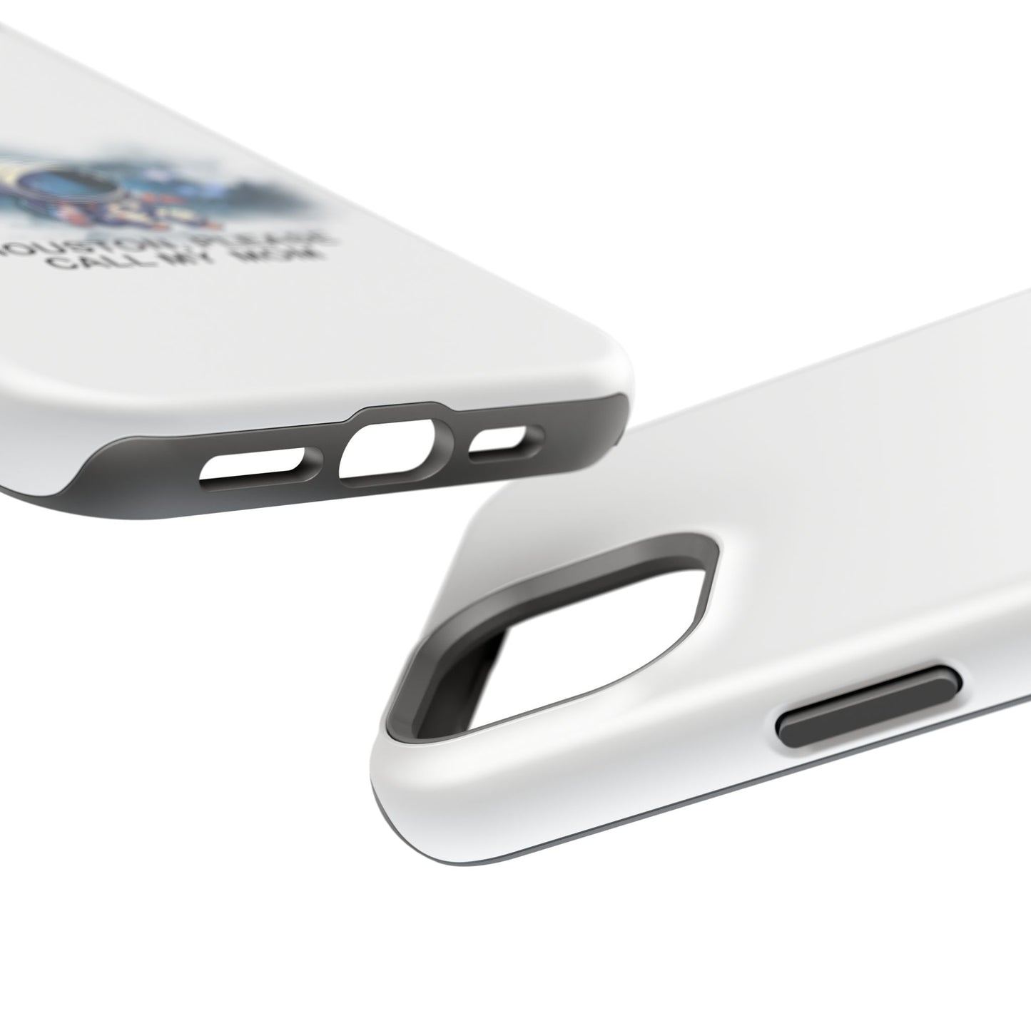 Astronaut Phone Case - "Houston, Please Call My Mom" Impact-Resistant Cover for Space Lovers