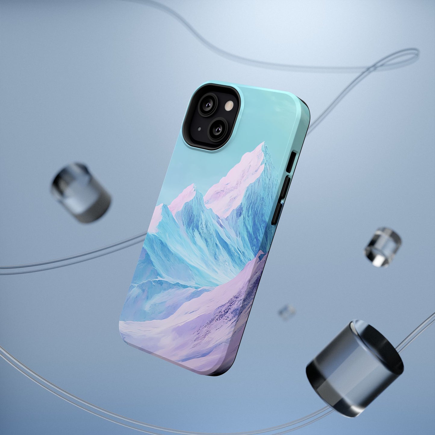 Mountain Landscape Phone Case - Impact-Resistant Protection for Nature Lovers