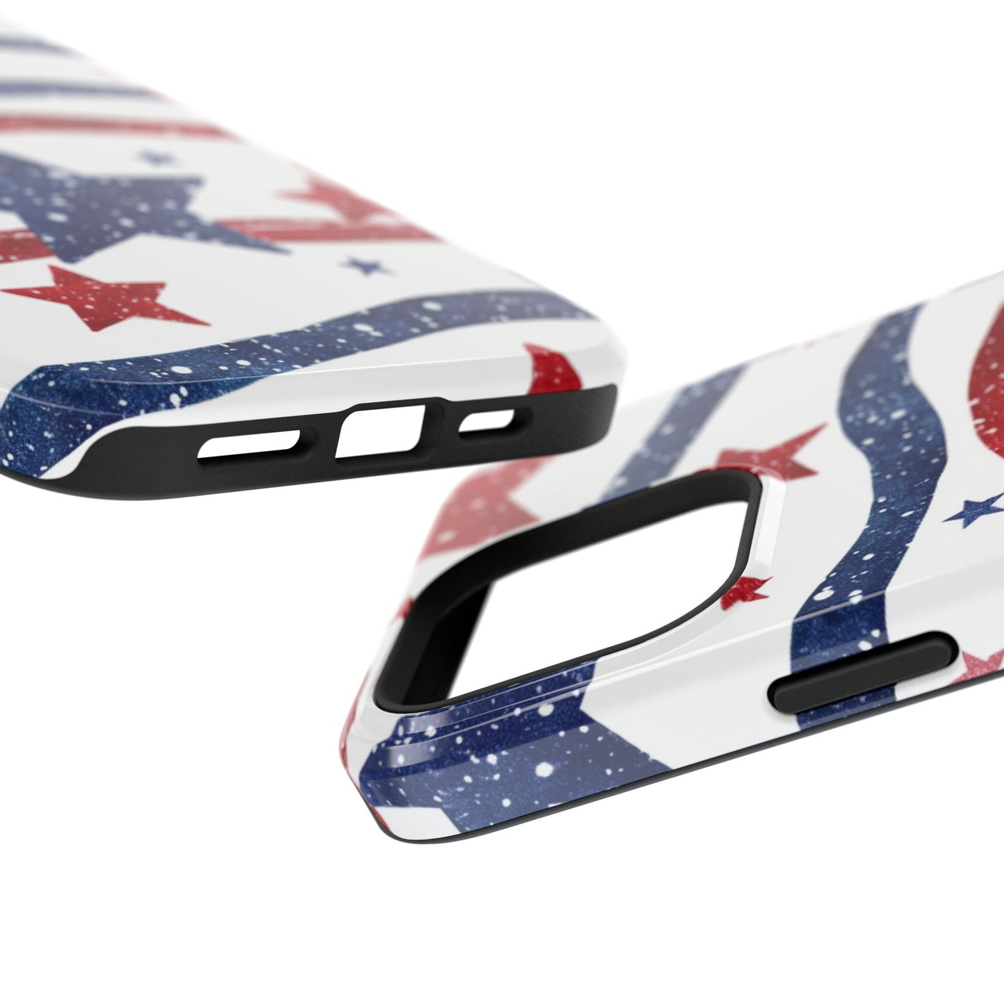 Stars & Stripes Design Impact-Resistant Phone Case