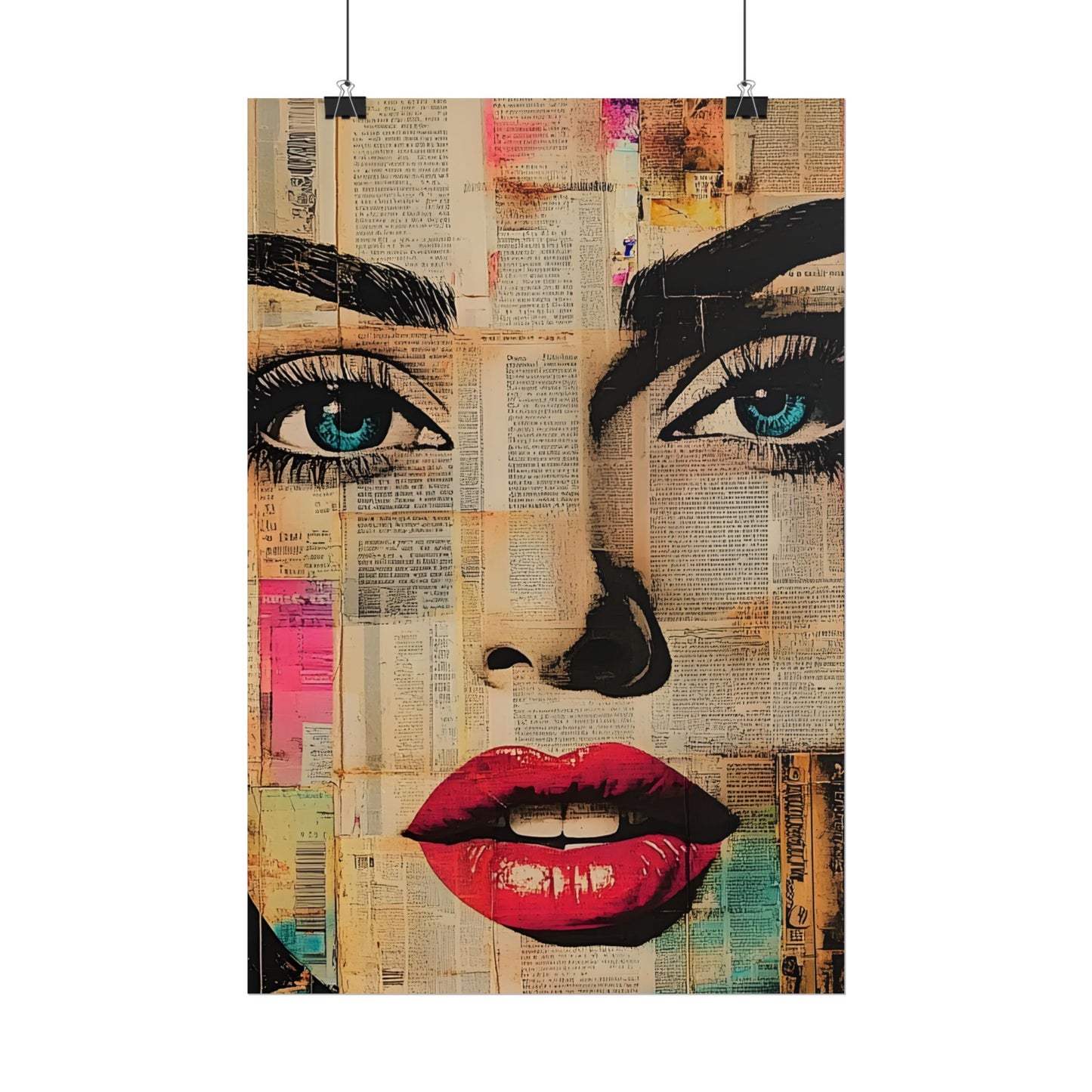Retro Pop Culture Woman Poster 13 , Comic Wall Art