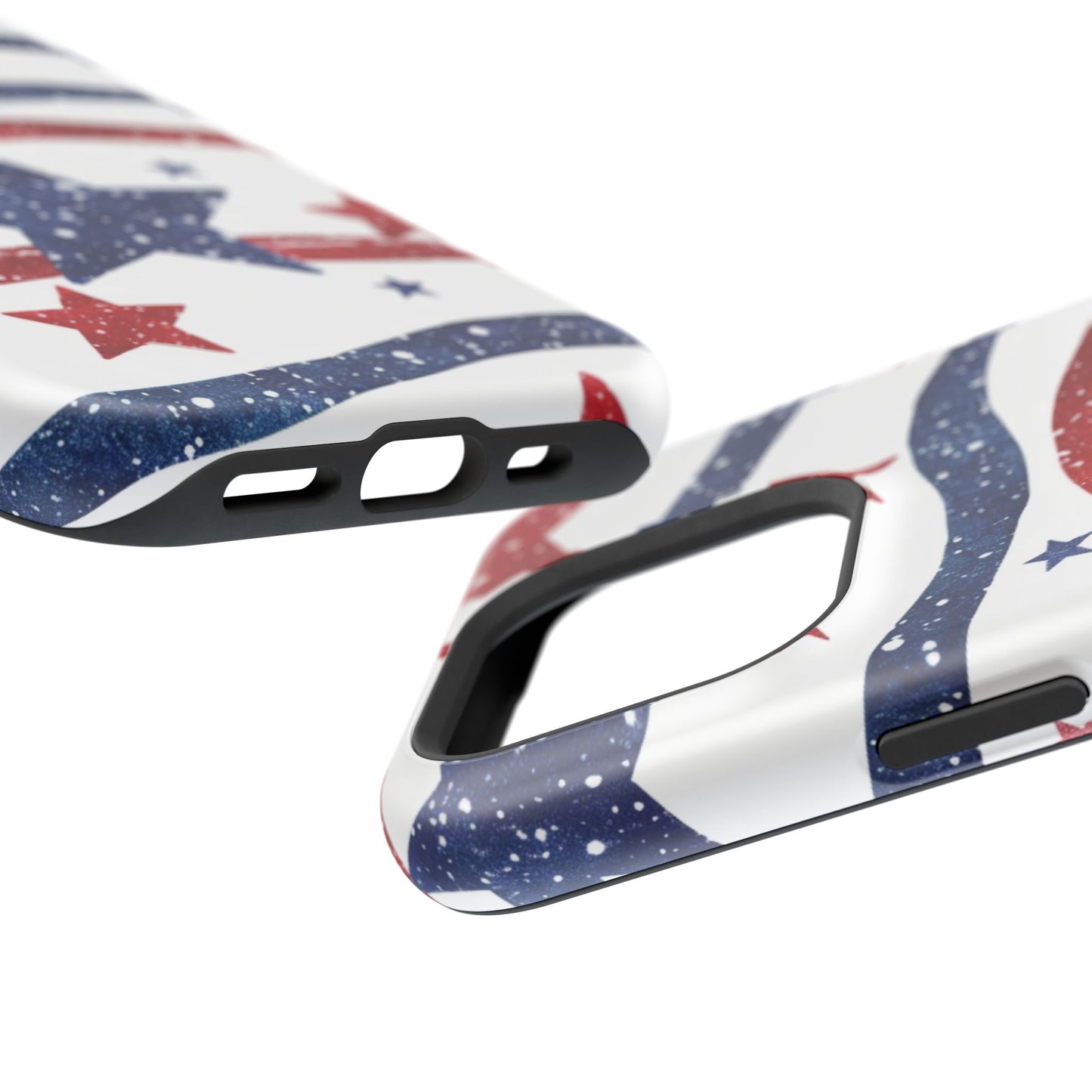 Stars & Stripes Design Impact-Resistant Phone Case
