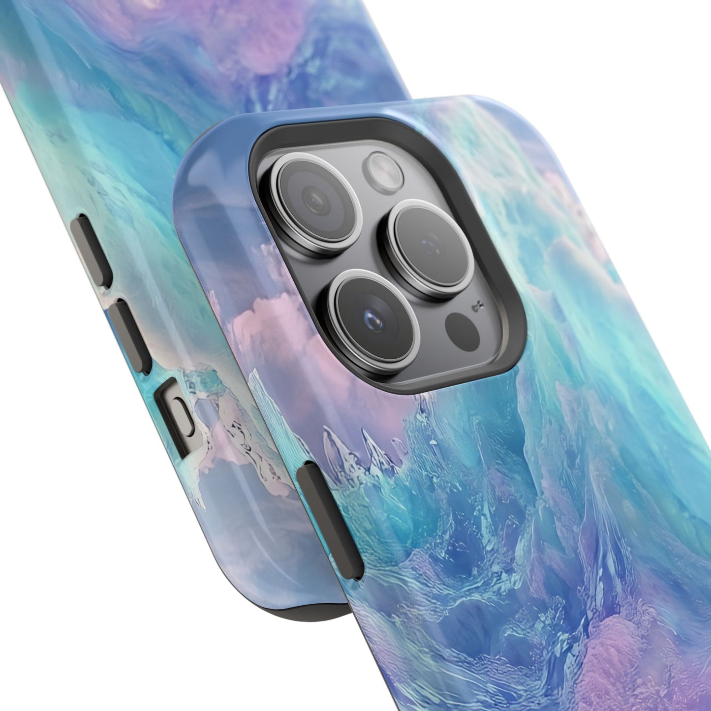 Phone Case - Colorful Abstract Waves Design