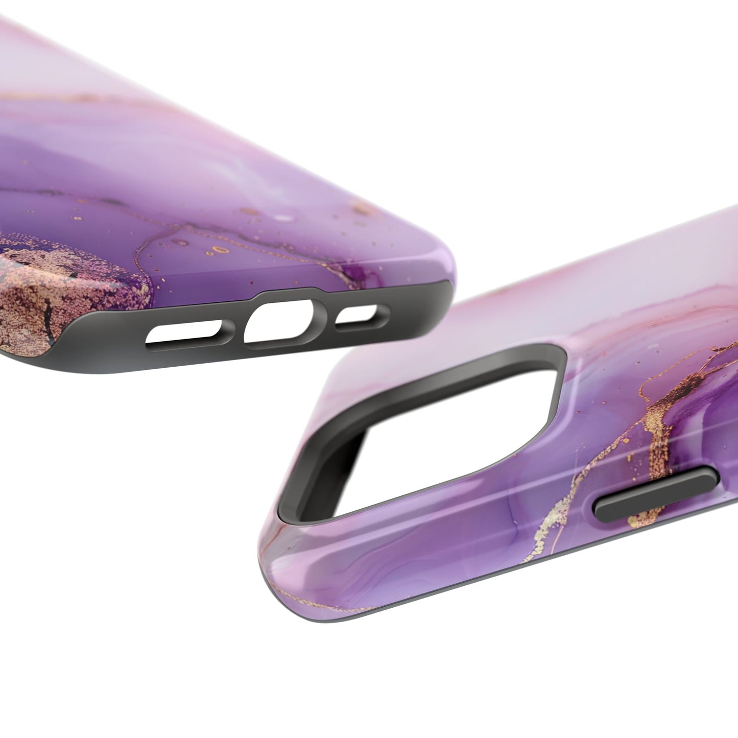 Elegant Purple Marble iPhone Case