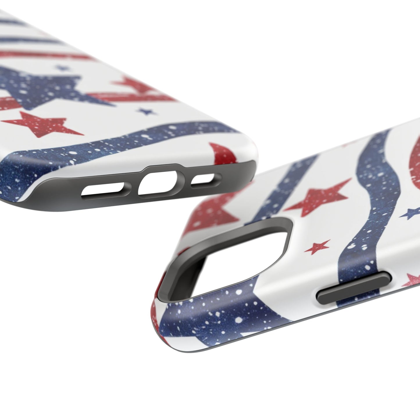 Stars & Stripes Design Impact-Resistant Phone Case