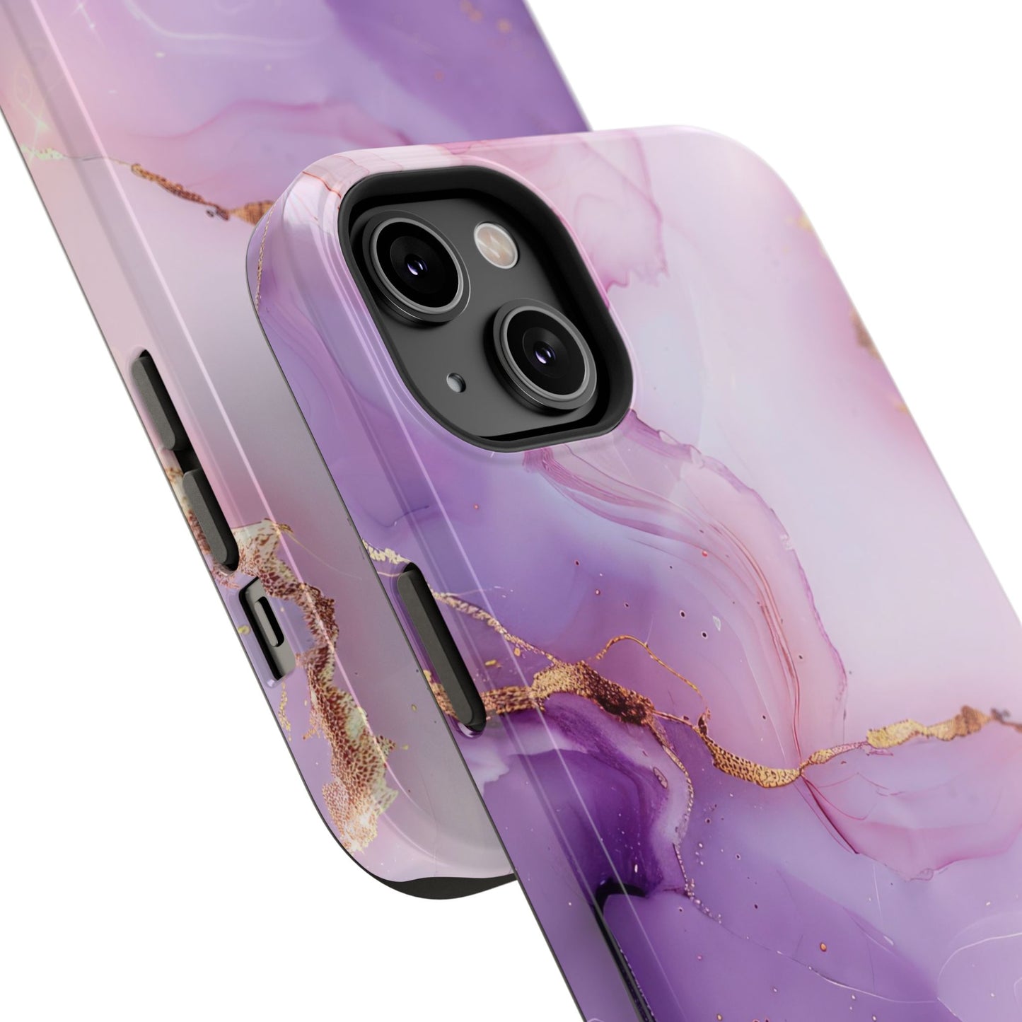 Elegant Purple Marble iPhone Case