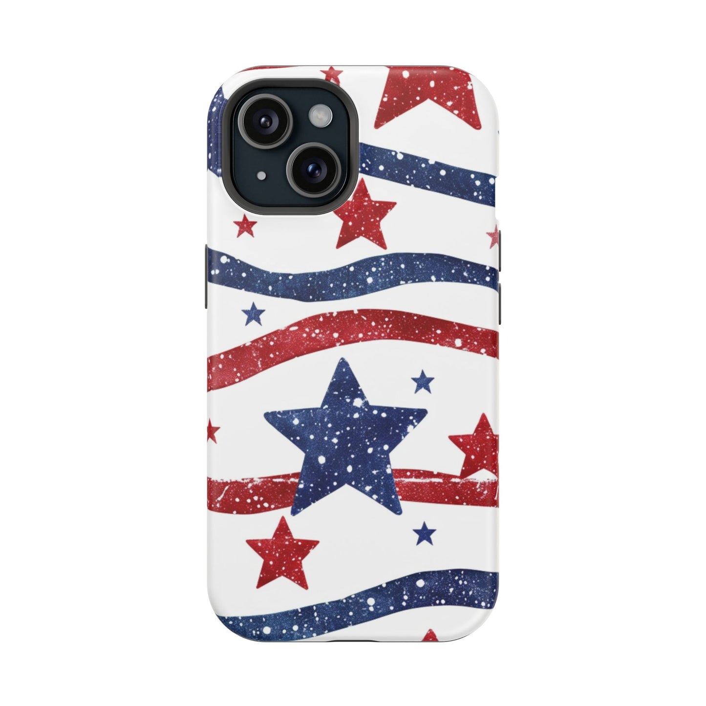 Stars & Stripes Design Impact-Resistant Phone Case