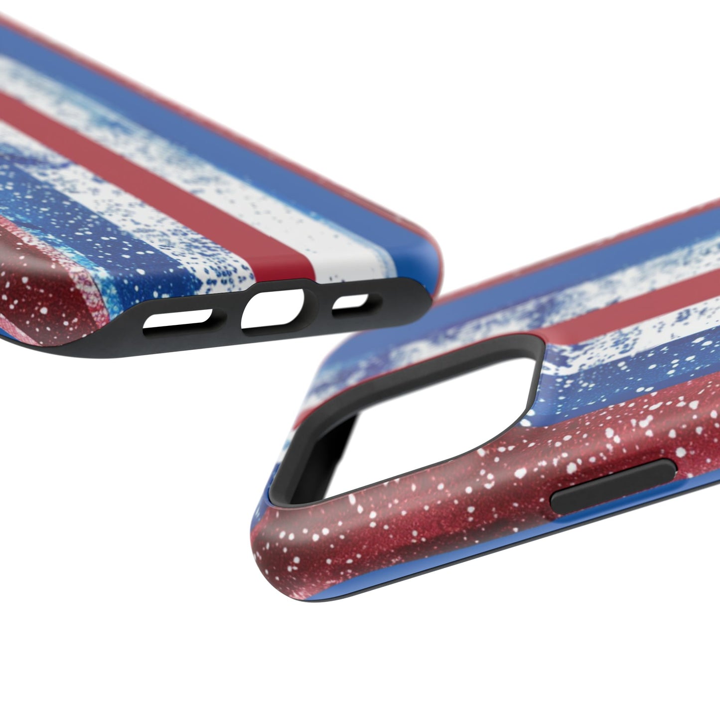 Patriotic Stripes Impact-Resistant Phone Case