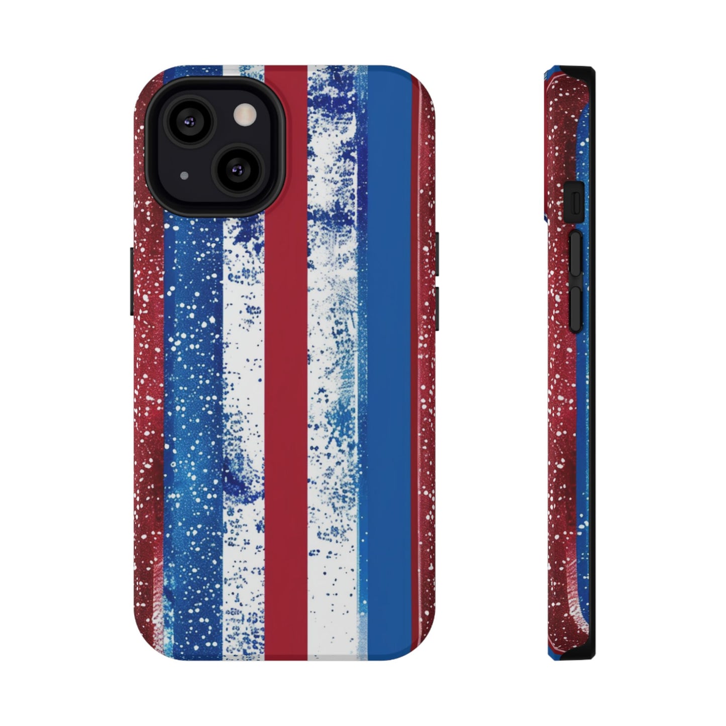 Patriotic Stripes Impact-Resistant Phone Case