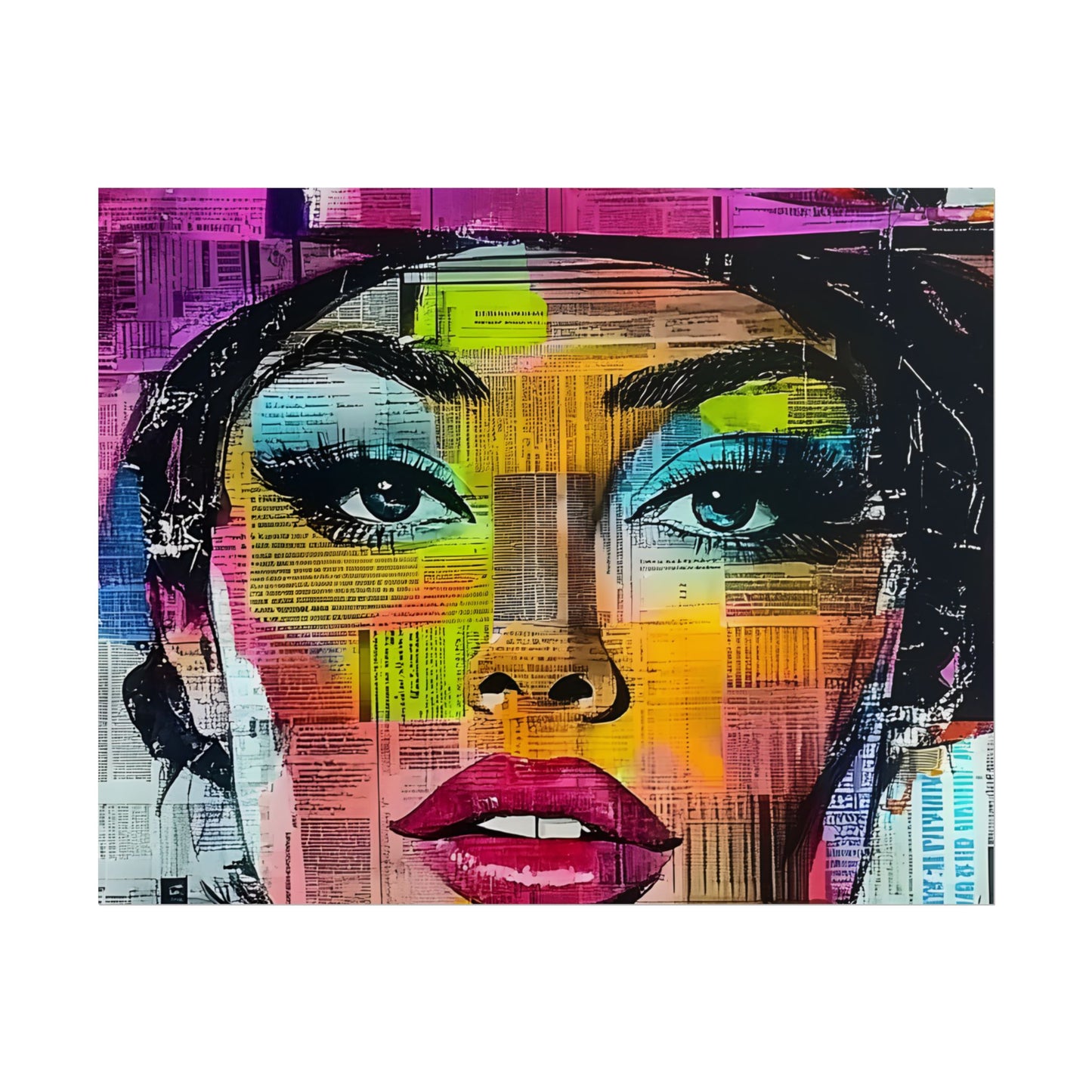 Retro Pop Culture Woman 9 - Wall Art, Retro Art