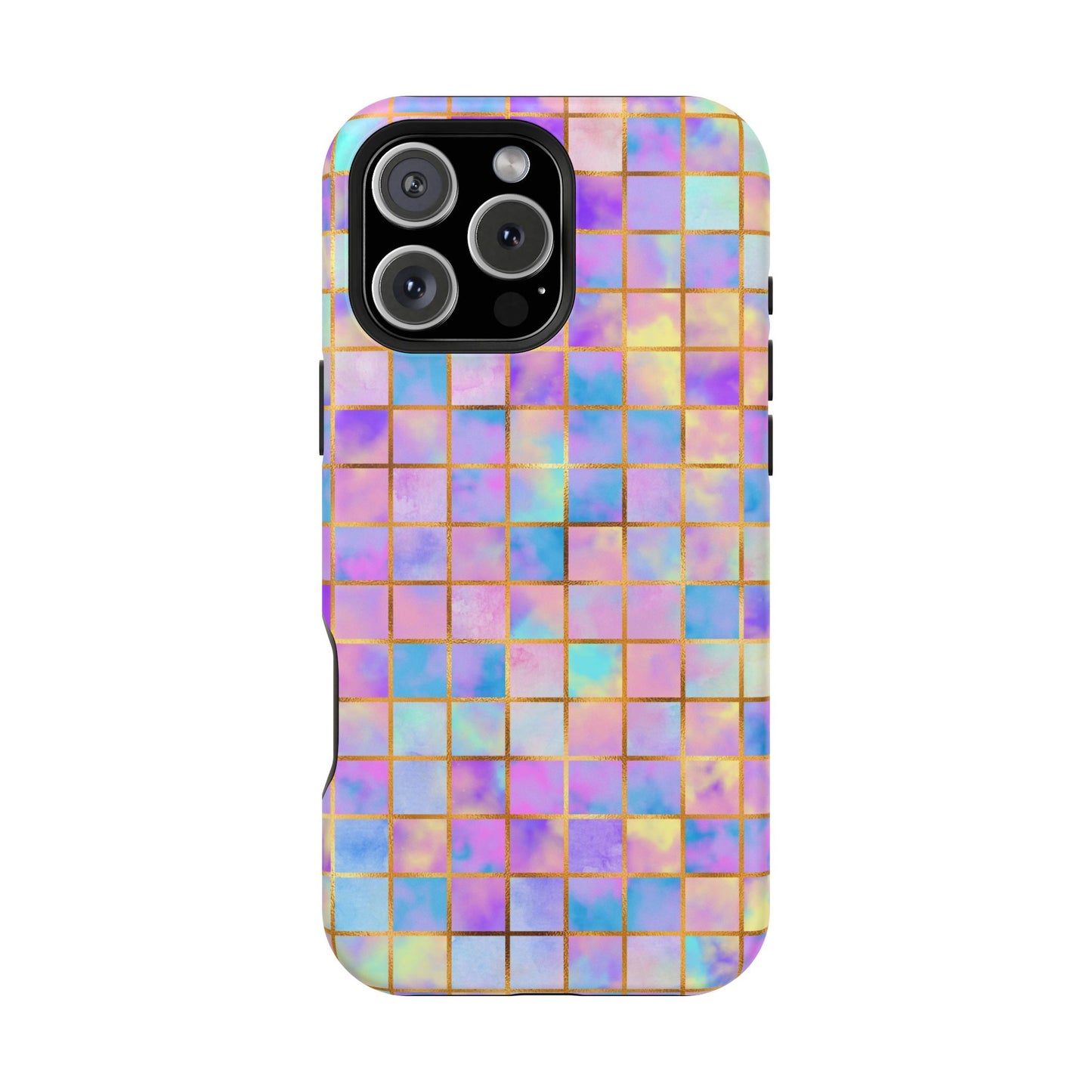 Colorful Mosaic Impact-Resistant Phone Case
