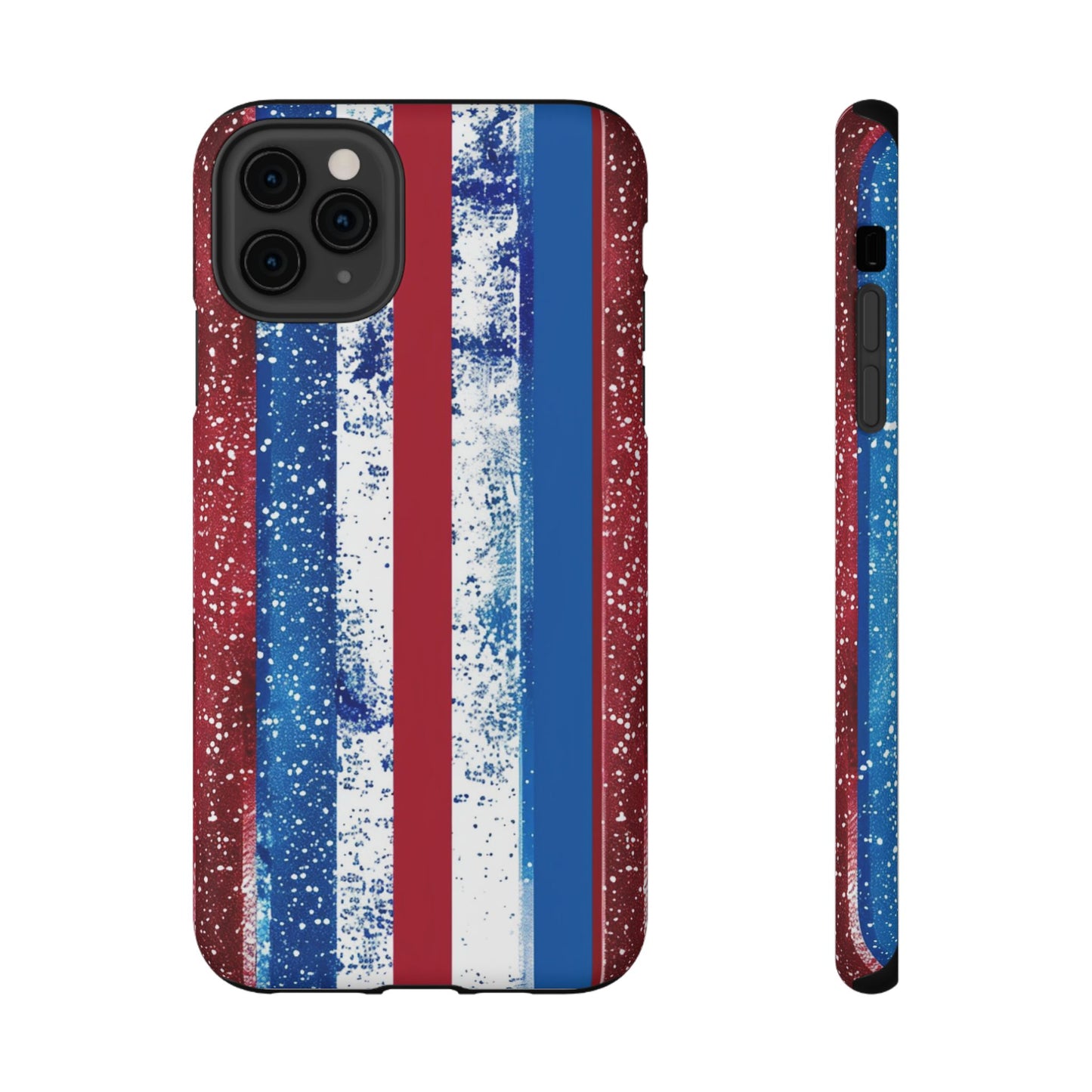 Patriotic Stripes Impact-Resistant Phone Case