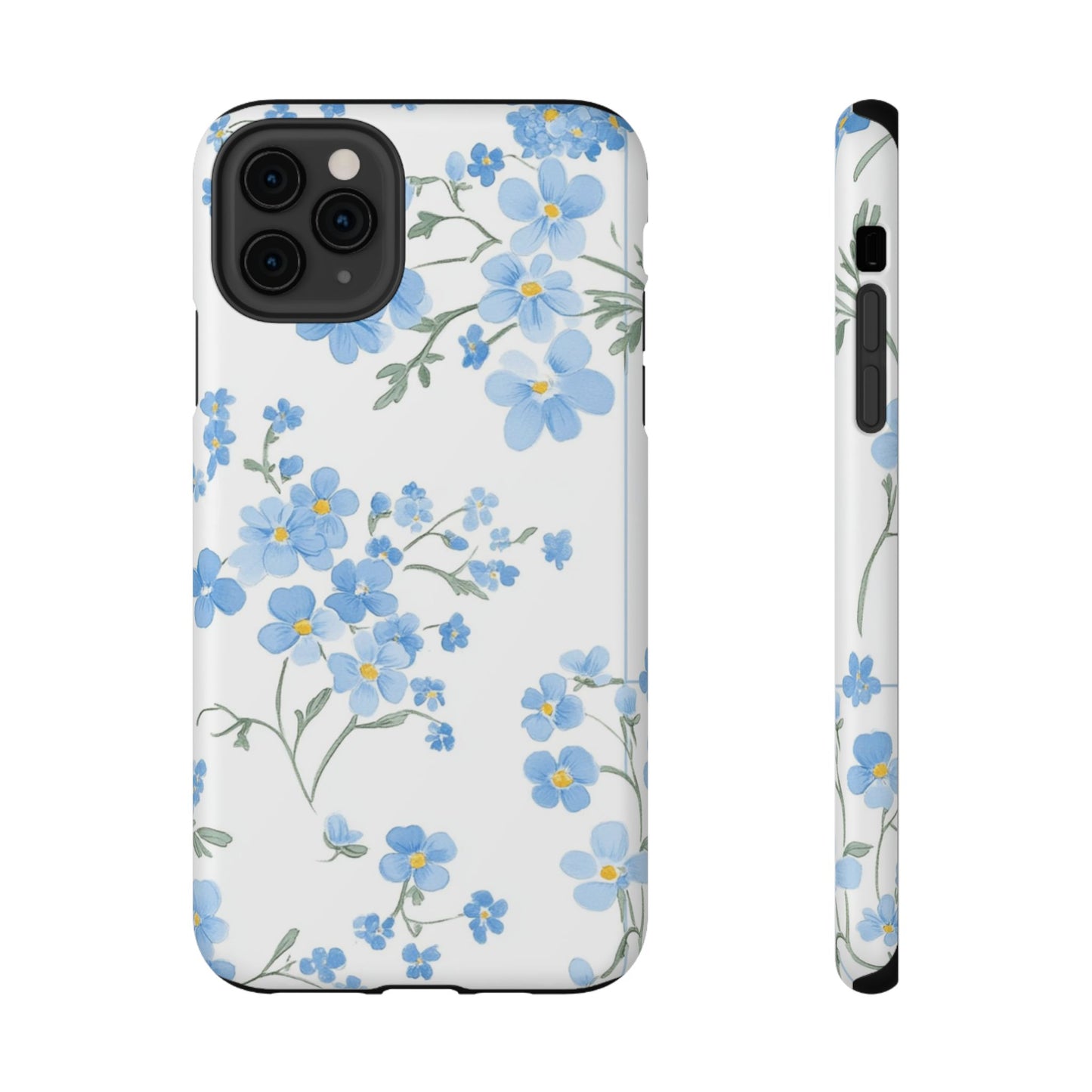 Blue Flower Design Floral Phone Case