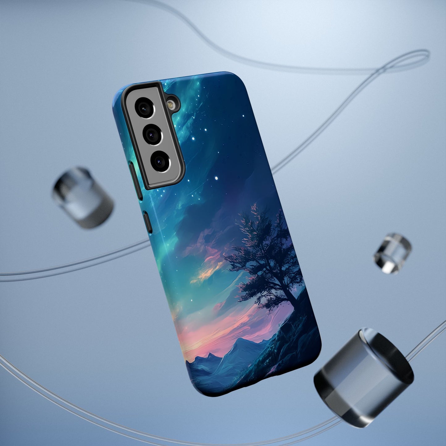 Stunning Galaxy Tree Impact-Resistant Phone Case