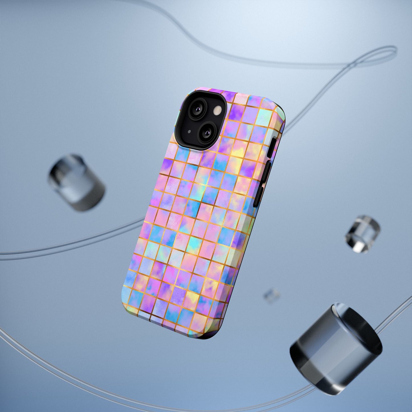 Colorful Mosaic Impact-Resistant Phone Case