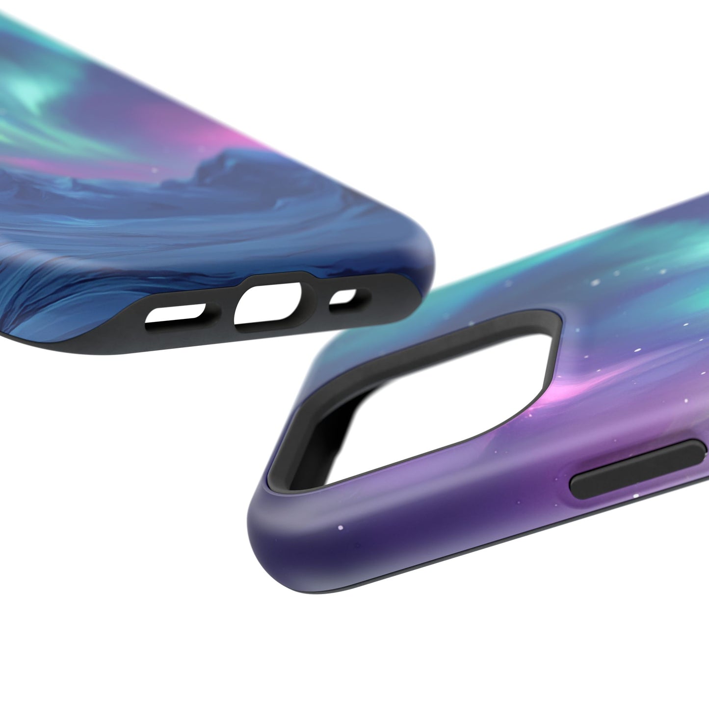 Aurora Borealis Impact-Resistant Phone Case - Colorful Northern Lights Design-2