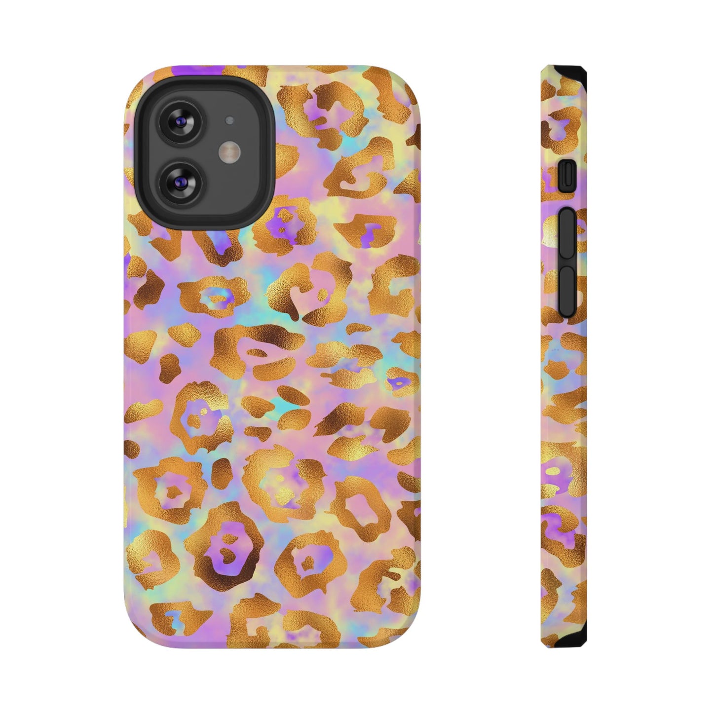 Leopard Print Impact-Resistant Phone Case
