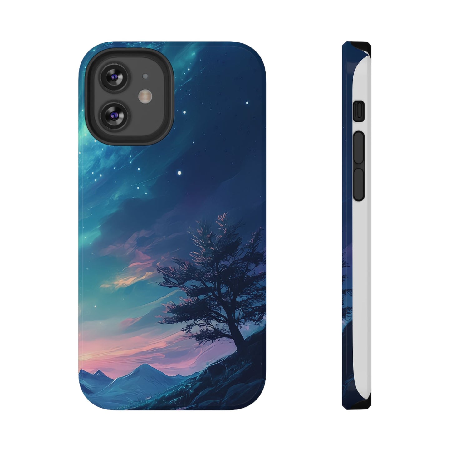 Stunning Galaxy Tree Impact-Resistant Phone Case