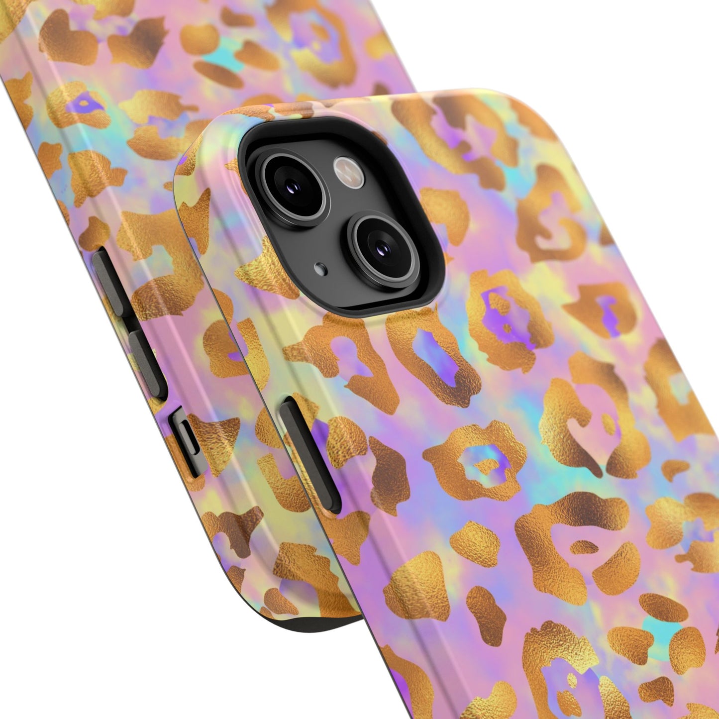 Leopard Print Impact-Resistant Phone Case