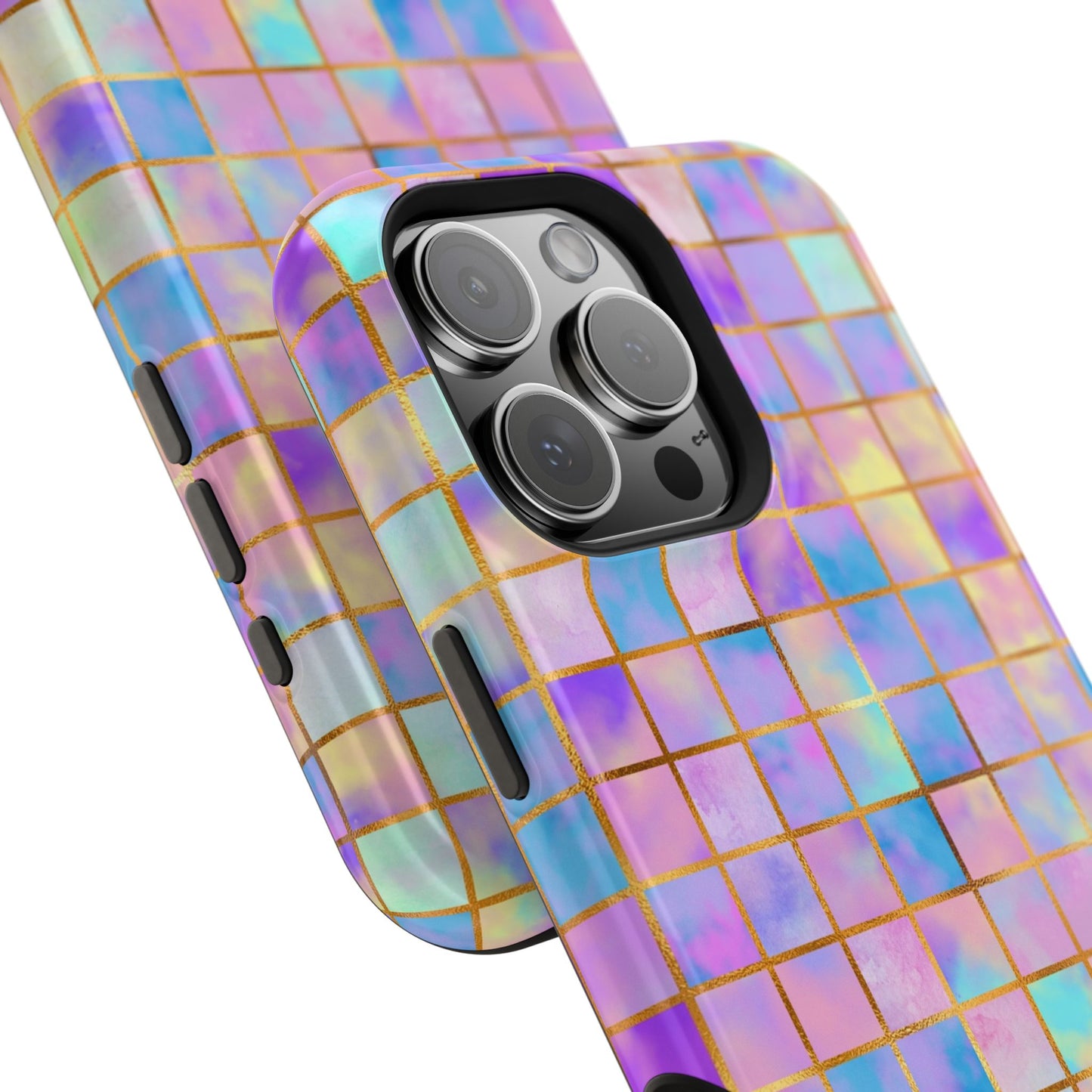 Colorful Mosaic Impact-Resistant Phone Case