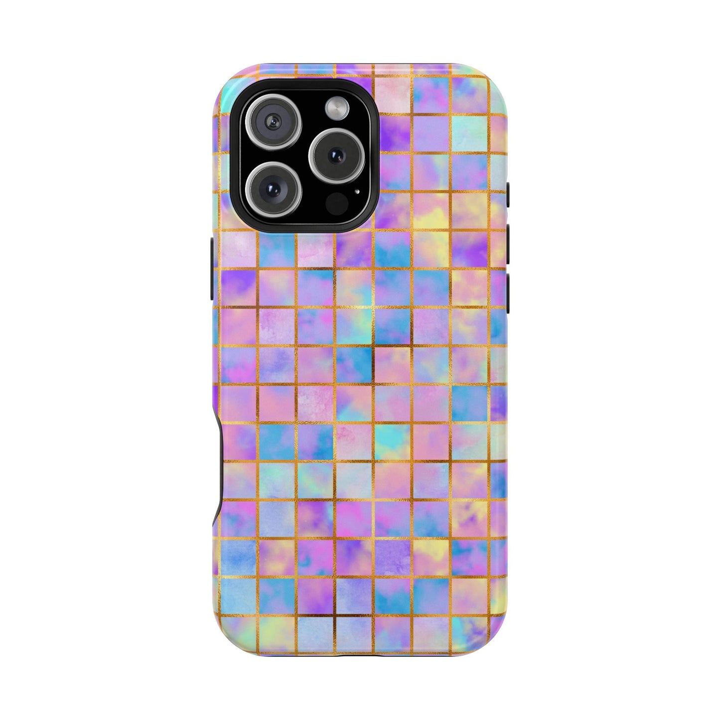 Colorful Mosaic Impact-Resistant Phone Case
