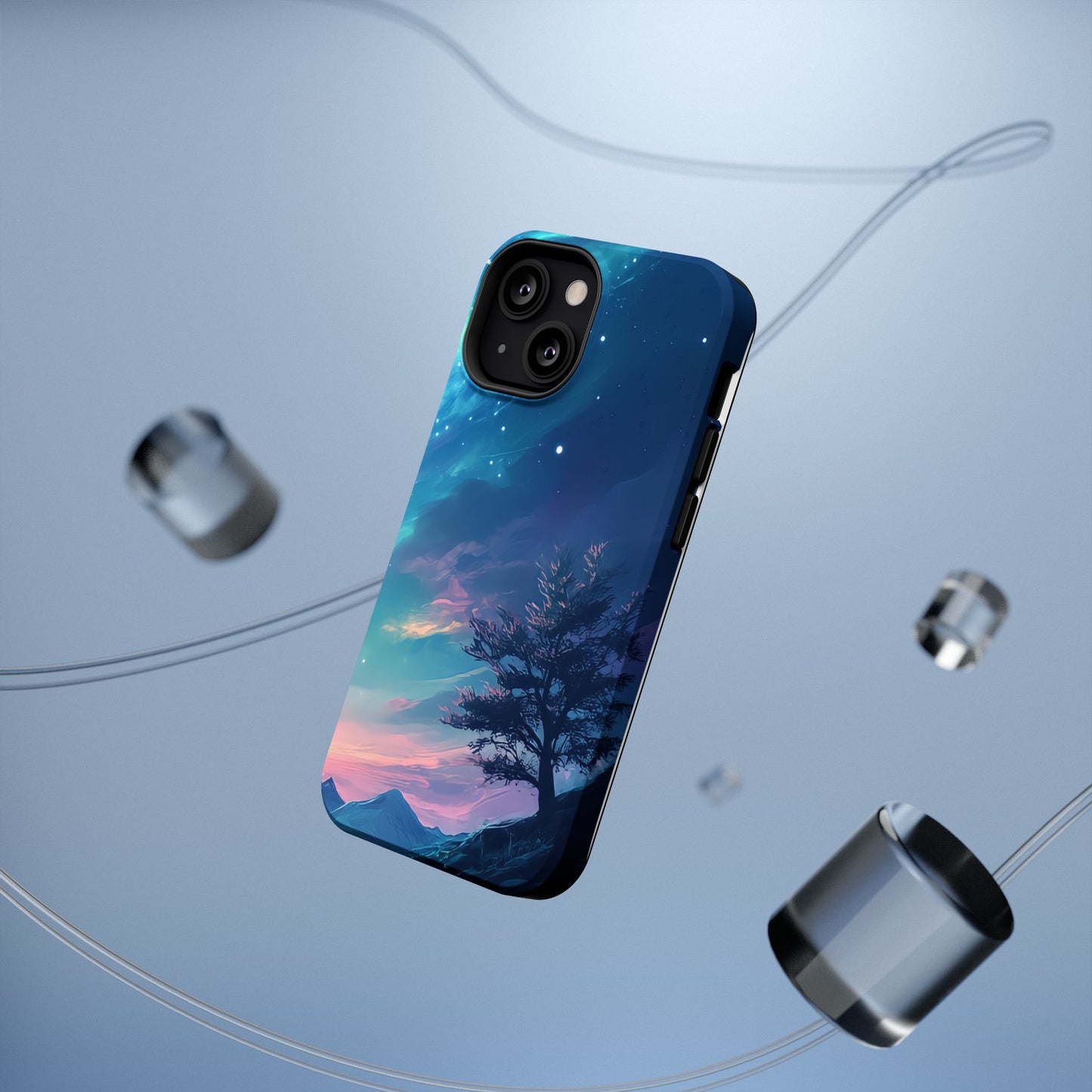 Stunning Galaxy Tree Impact-Resistant Phone Case