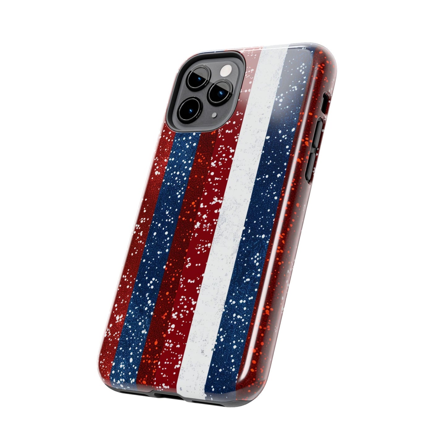 Patriotic Glitter Tough Phone Case