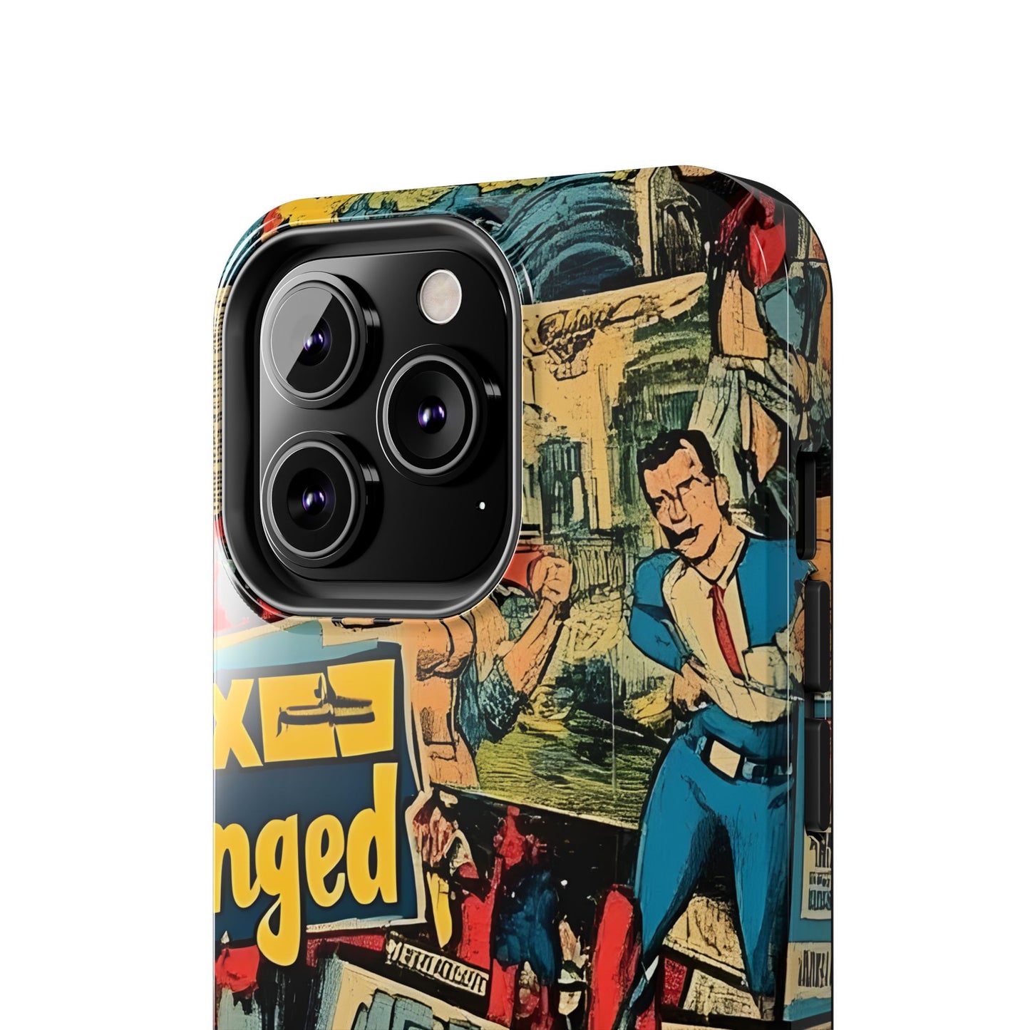 Vintage Comic - Tough Phone Cases, Superhero Phone Covers