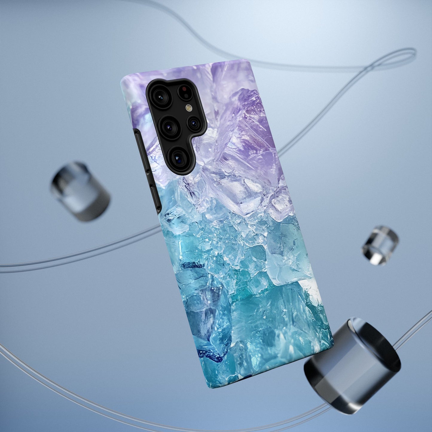 Crystal-Patterned Impact-Resistant Phone Case | Stylish Protection for Adventurers
