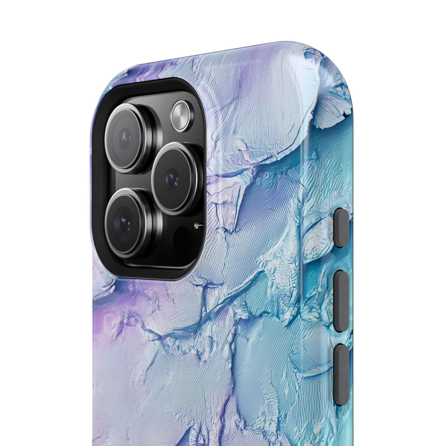 Vibrant Impact-Resistant Phone Case - Colorful Texture Design