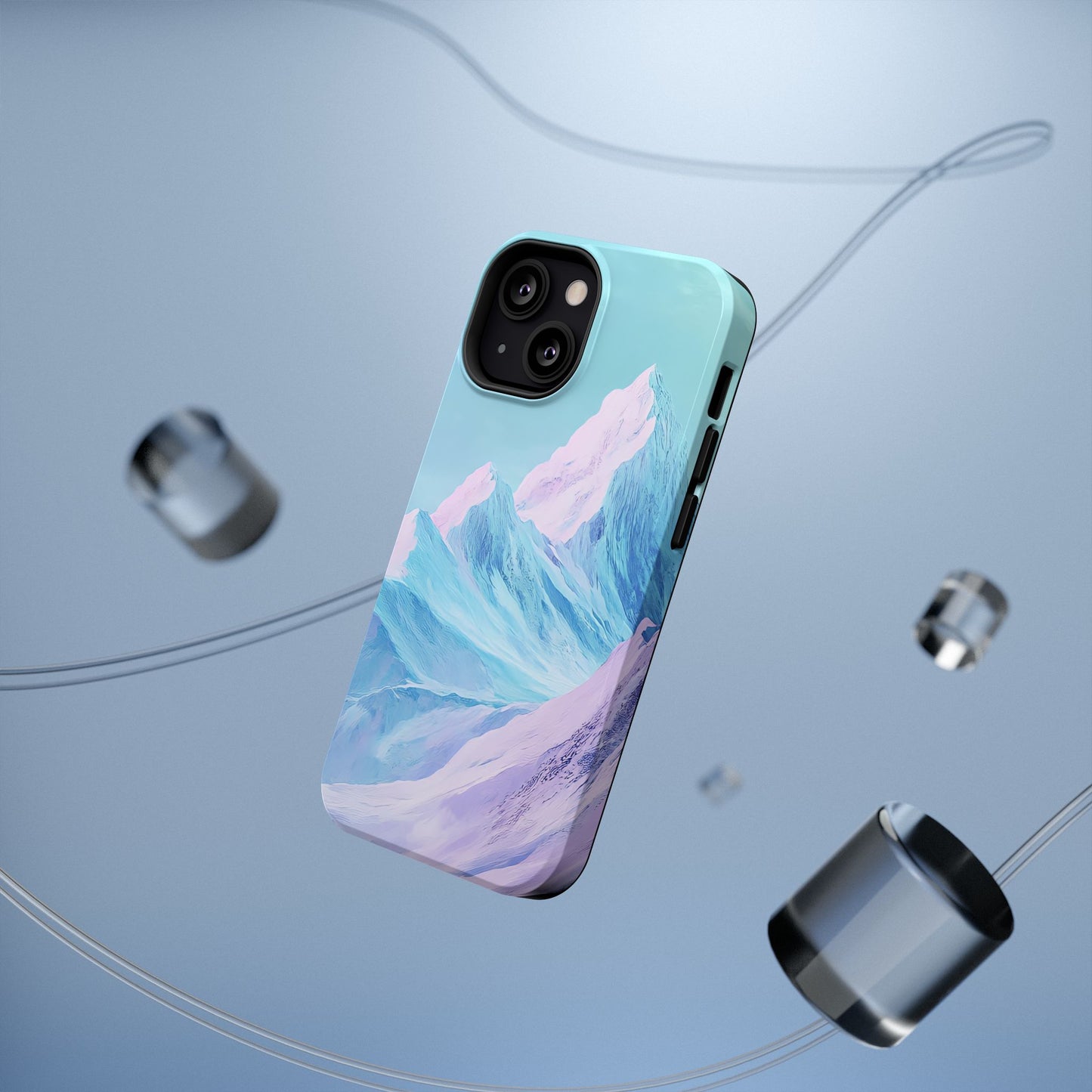 Mountain Landscape Phone Case - Impact-Resistant Protection for Nature Lovers