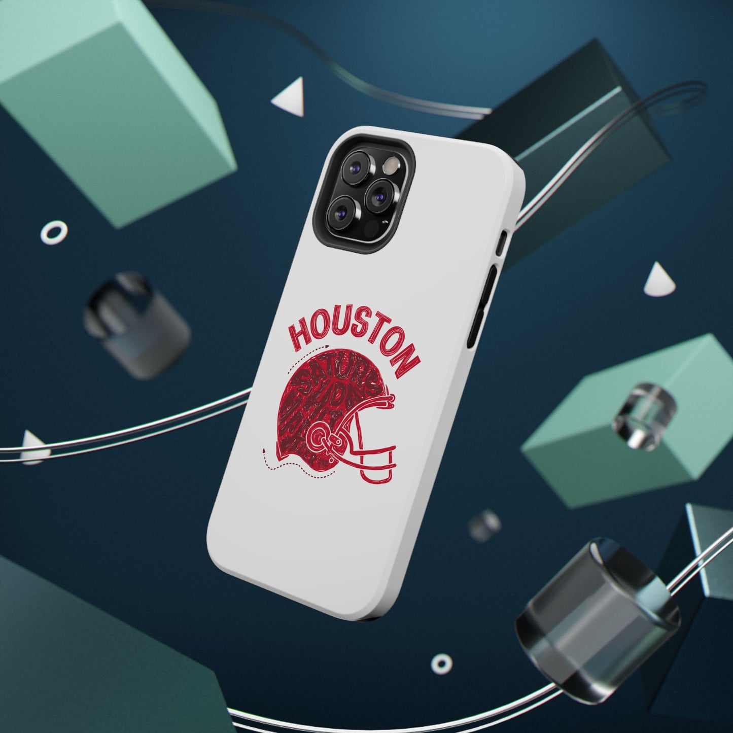 Houston Football Impact-Resistant Phone Case - Durable Design for Fans