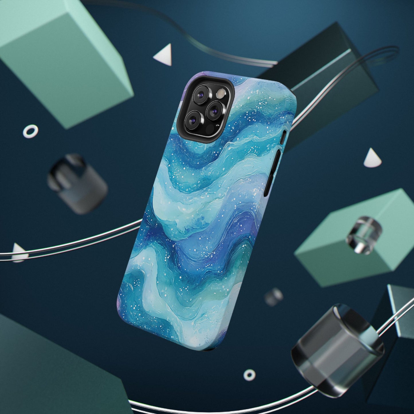Ocean Wave Impact-Resistant Phone Case - Stylish and Durable Design