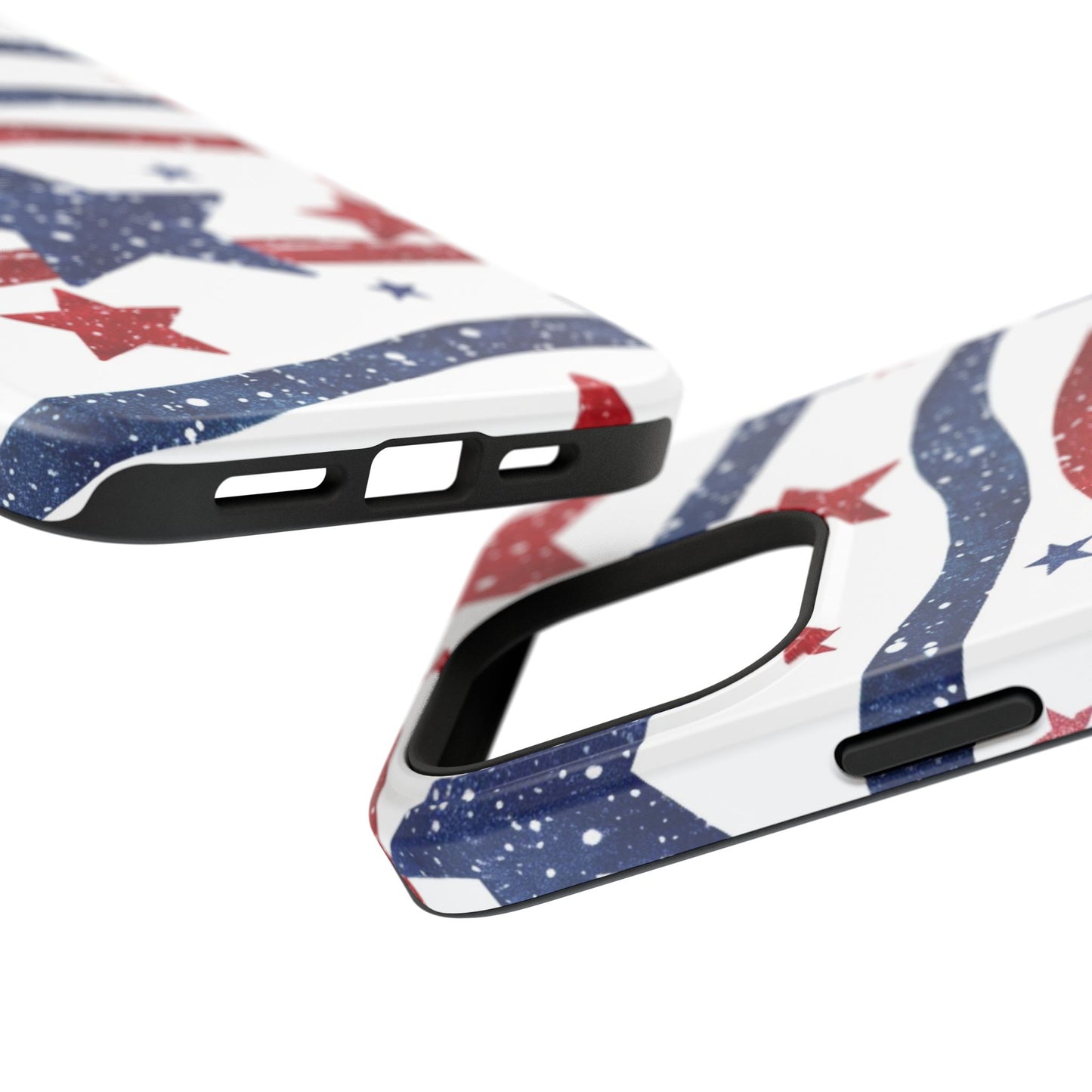 Stars & Stripes Design Impact-Resistant Phone Case