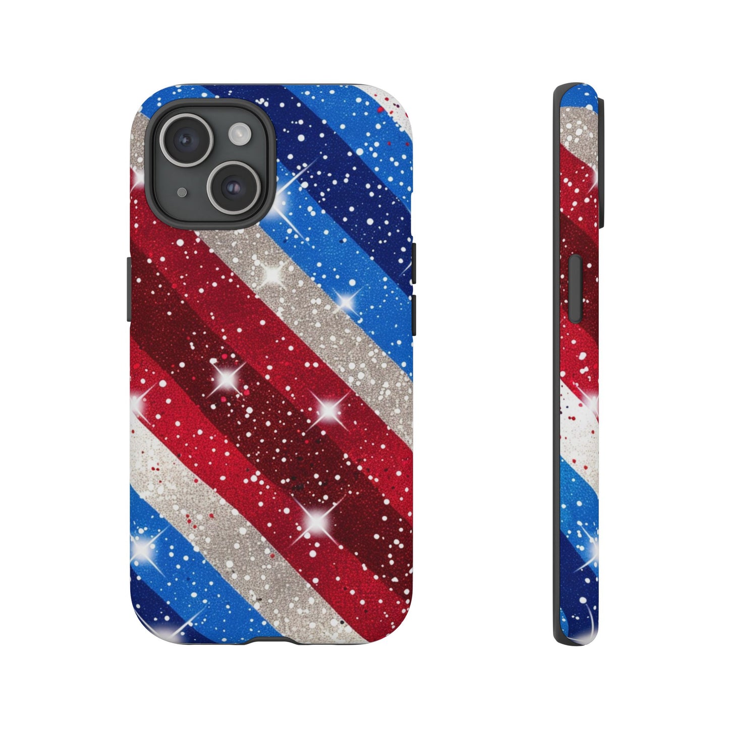 Glittery Patriotic Phone Case - Tough Cases