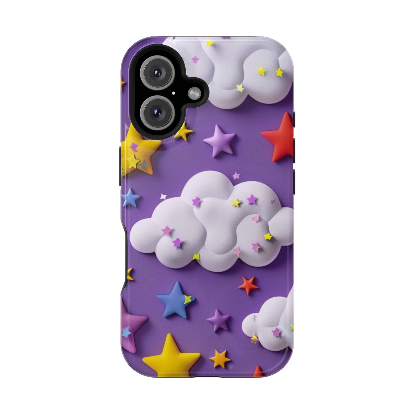 Colorful Cloud & Star Phone Case