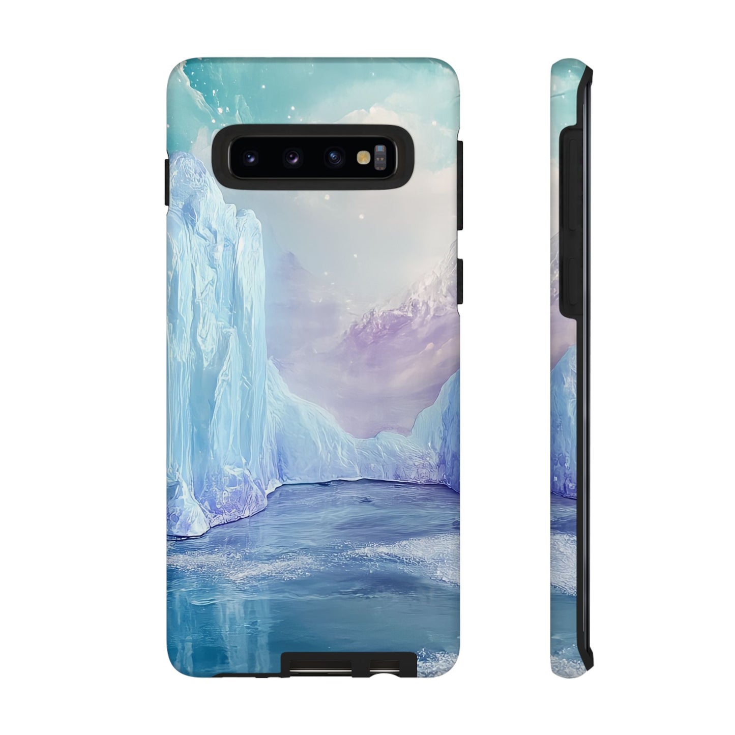 Artistic Phone Case with Iceberg Design