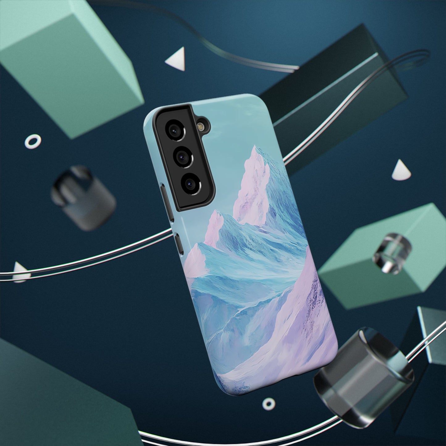 Mountain Landscape Phone Case - Impact-Resistant Protection for Nature Lovers