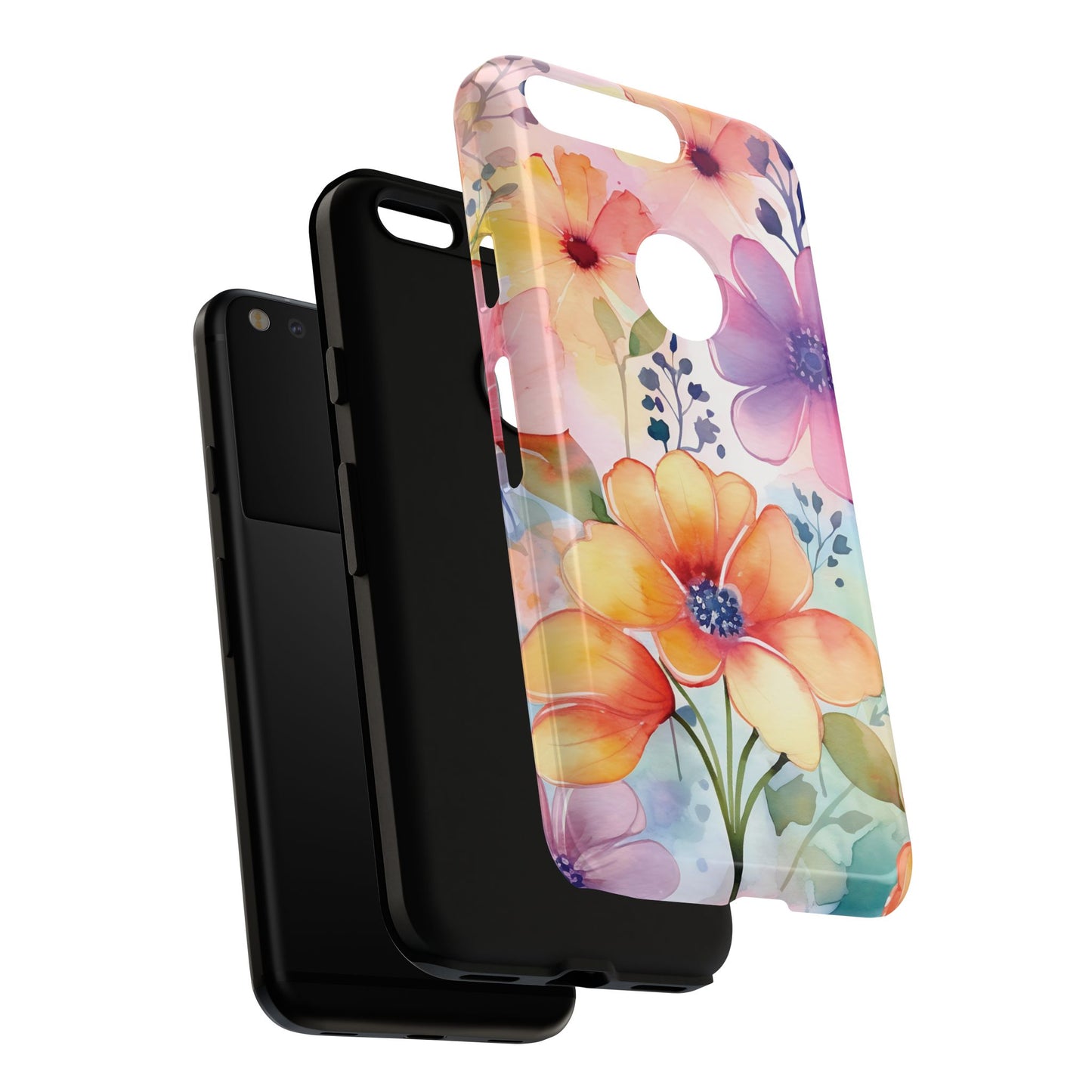 Floral Tough Case for Google Pixel- theme 1