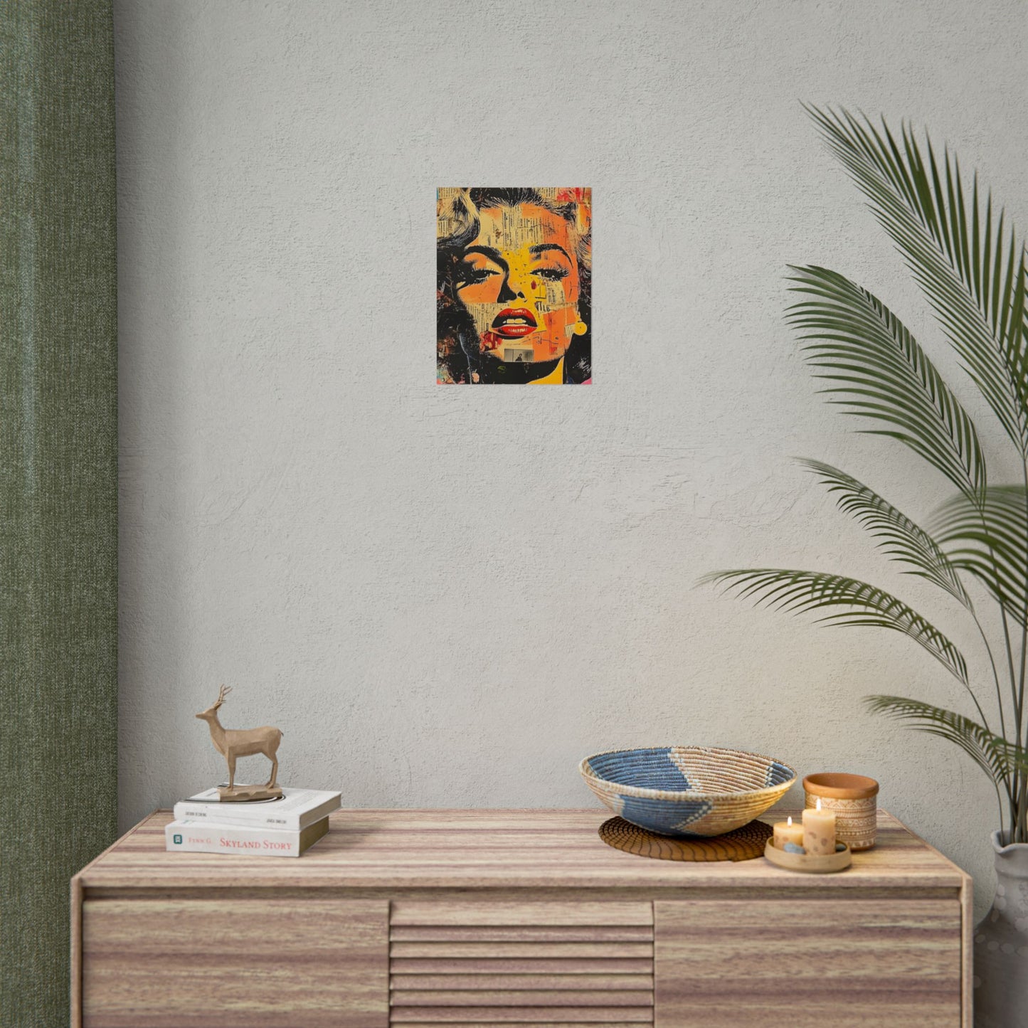 Wall Art Poster - Retro Pop Culture Woman 16, Comic Book Style