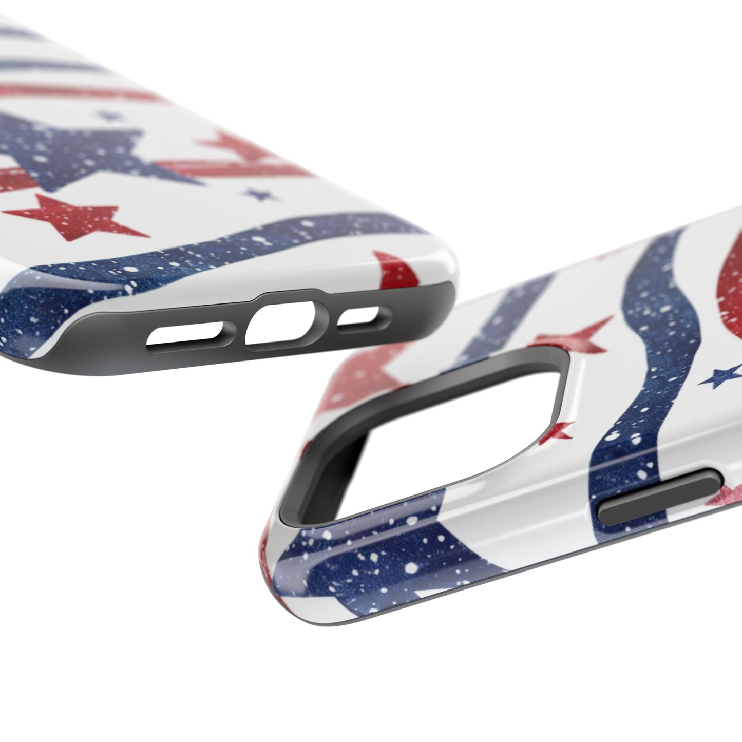 Stars & Stripes Design Impact-Resistant Phone Case