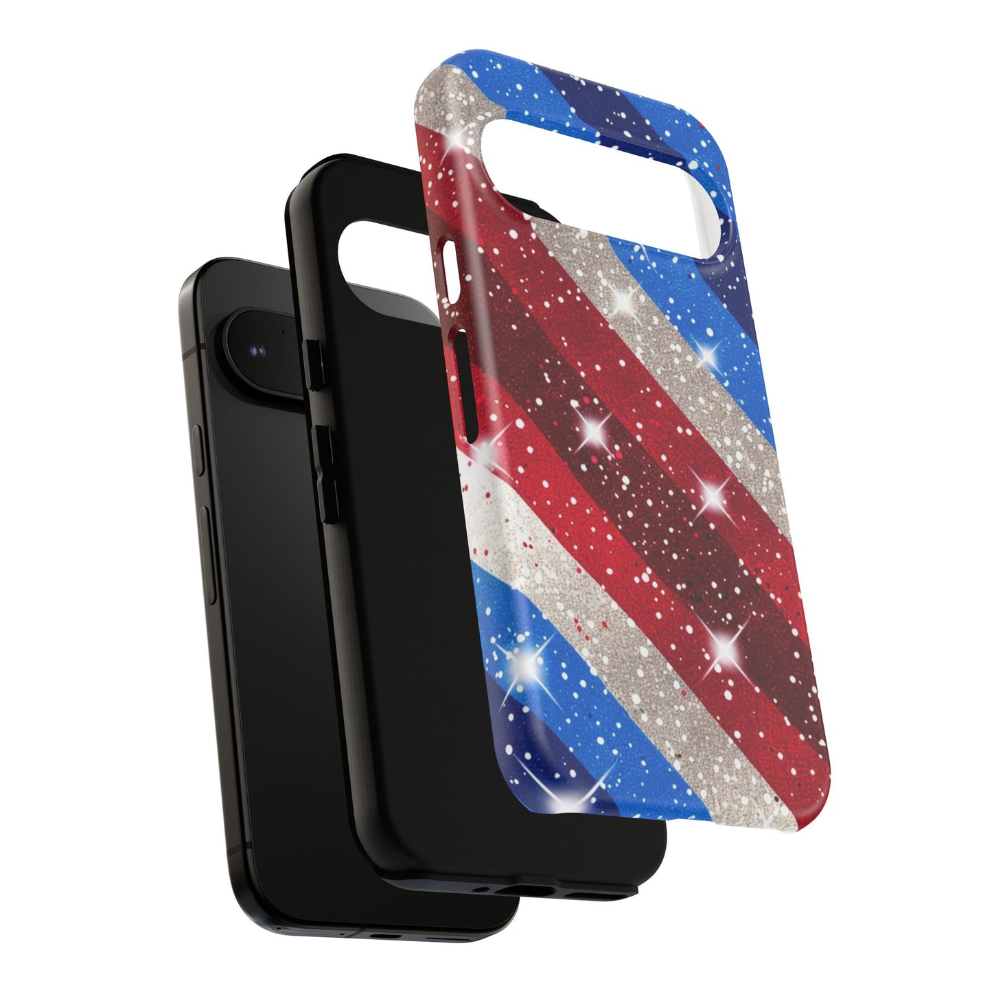 Glittery Patriotic Phone Case - Tough Cases