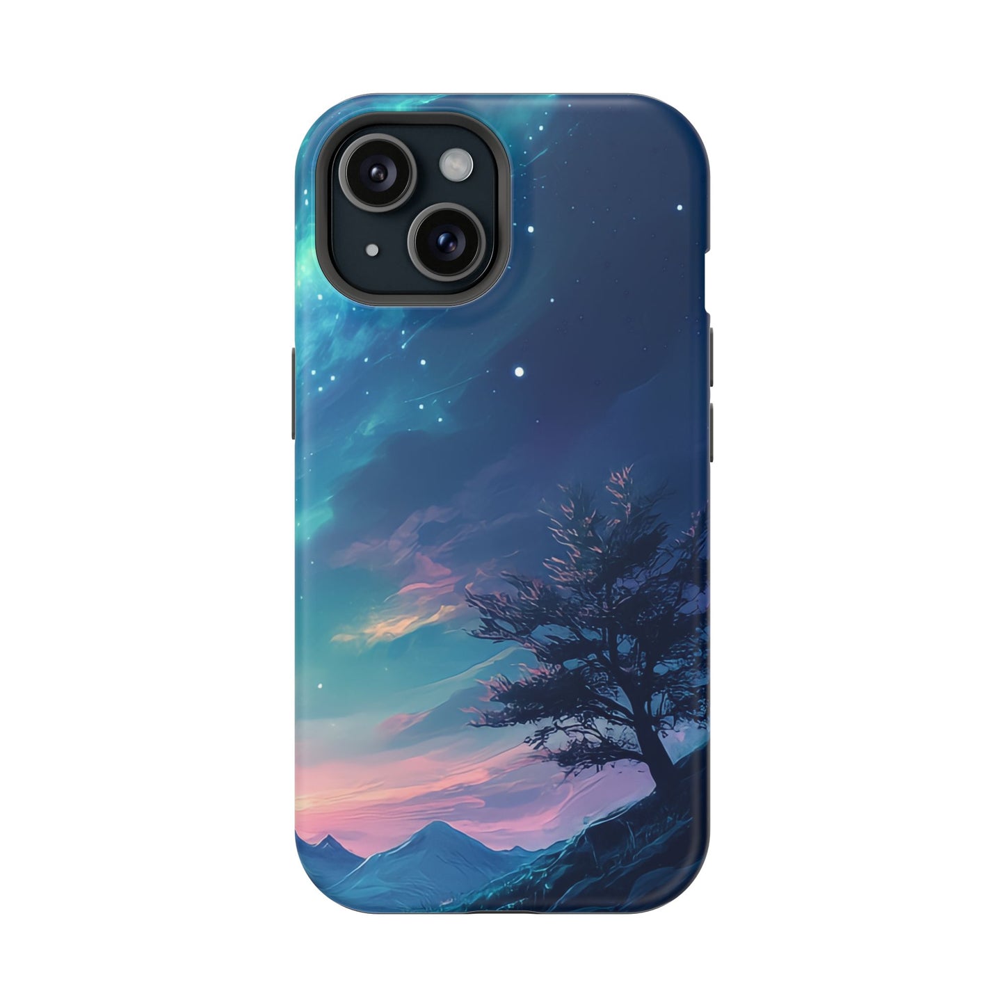 Stunning Galaxy Tree Impact-Resistant Phone Case