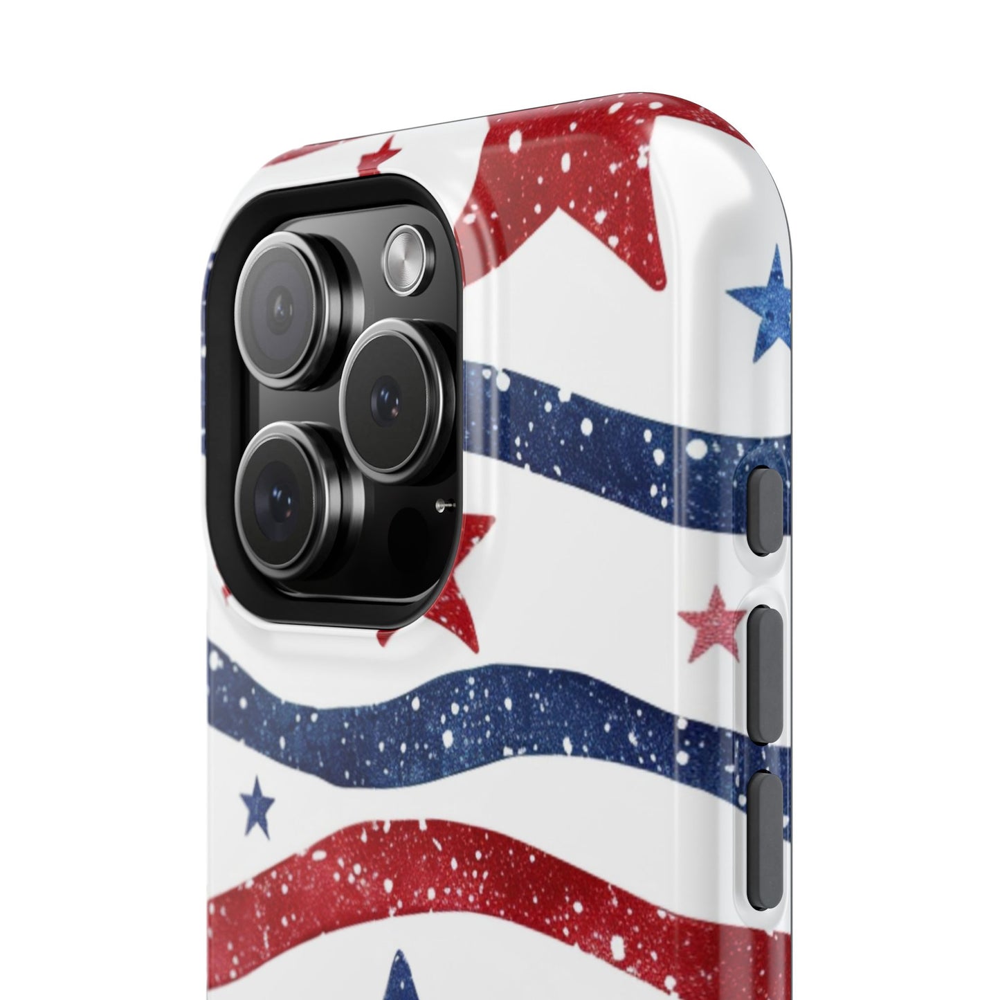 Stars & Stripes Design Impact-Resistant Phone Case