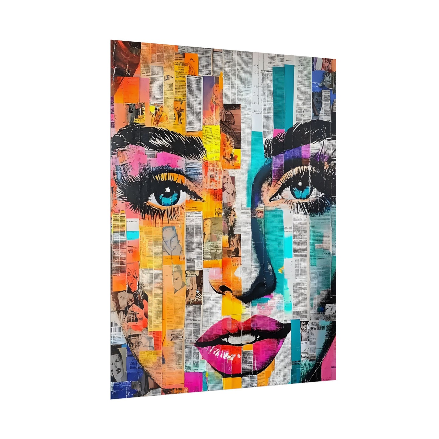 Retro Pop Culture Woman 6-Vibrant Art Wall Decor