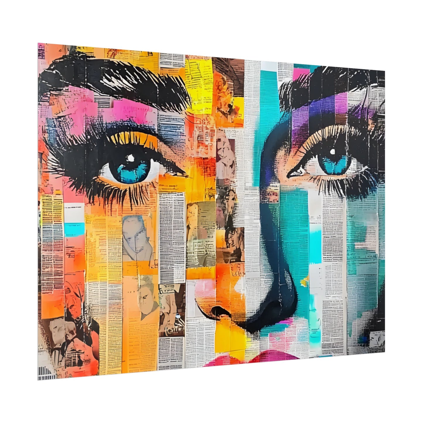 Retro Pop Culture Woman 6-Vibrant Art Wall Decor