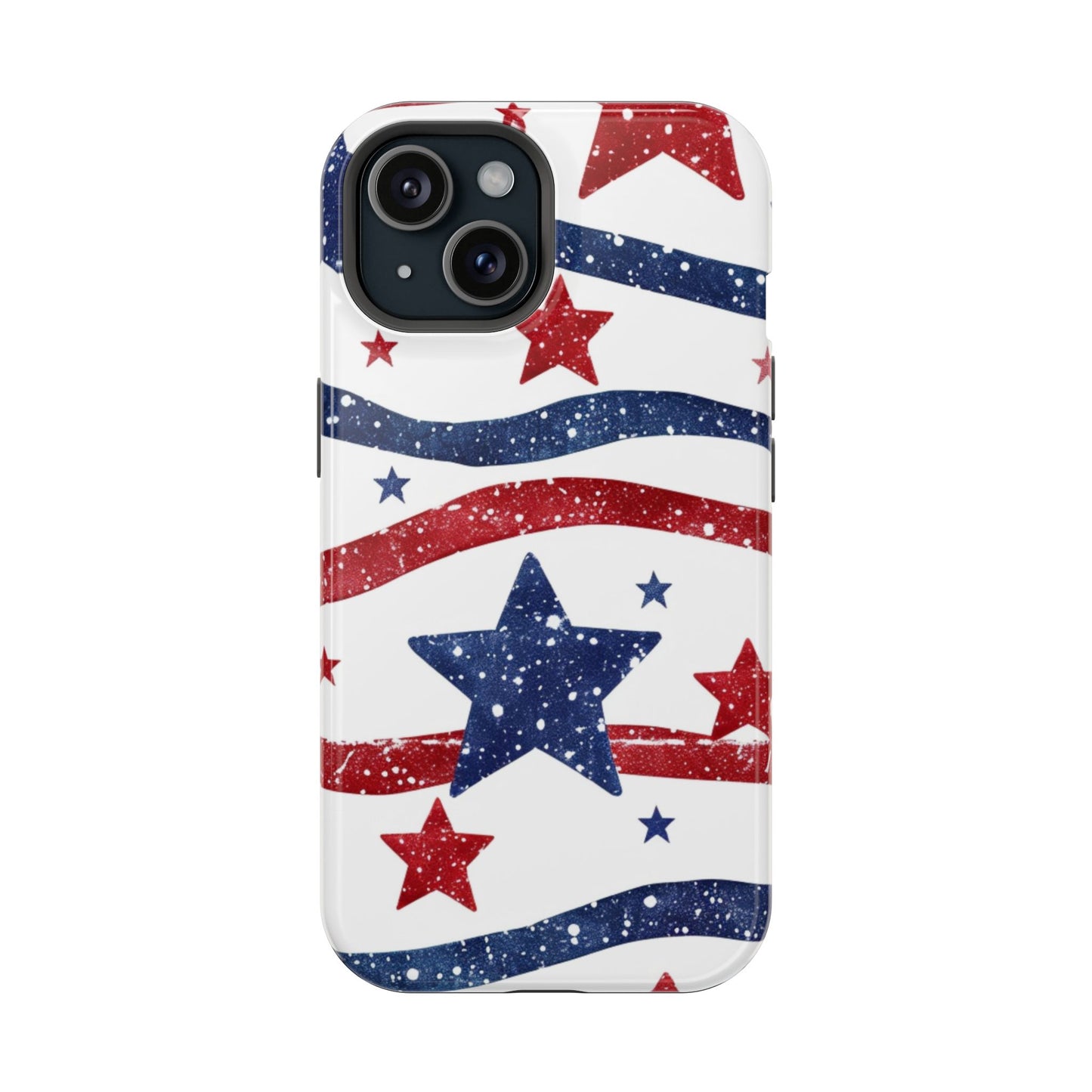 Stars & Stripes Design Impact-Resistant Phone Case
