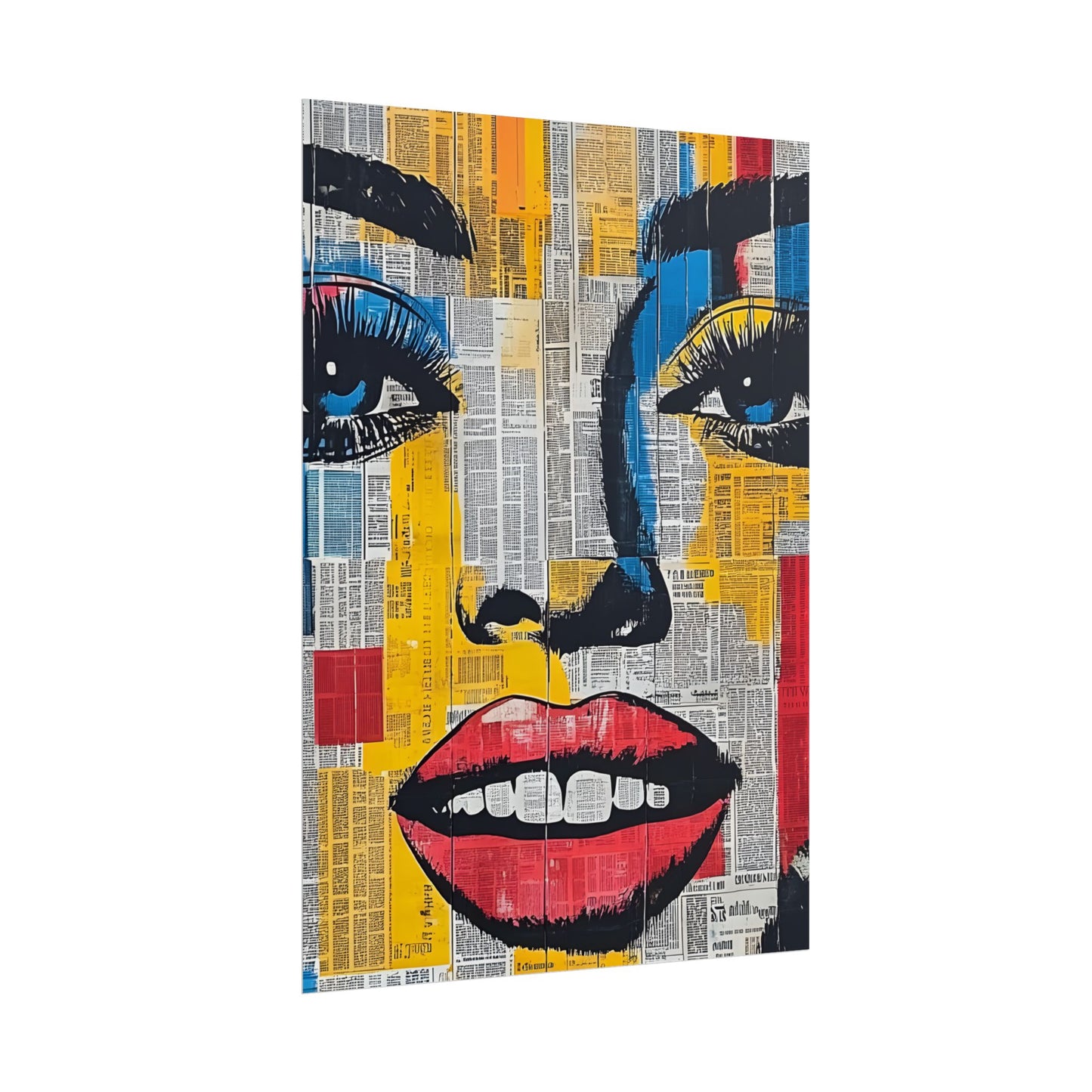 Poster Wall Art - Retro Pop Culture Woman 18 Comic Book Style