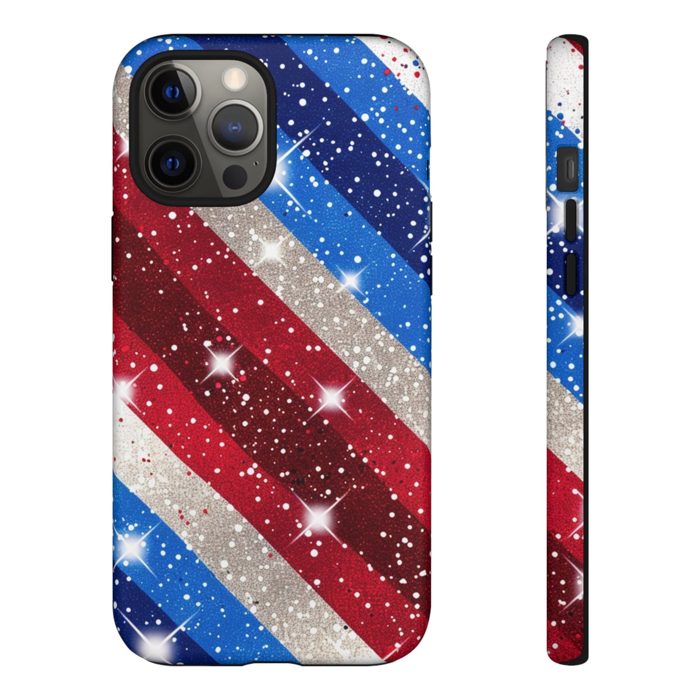 Glittery Patriotic Phone Case - Tough Cases